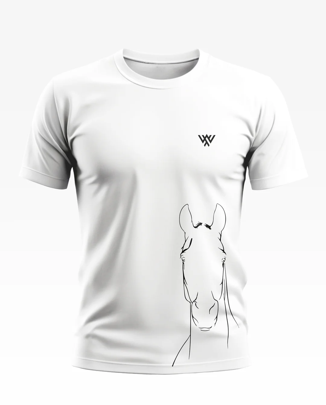 Designer Horse Soft Cotton T-shirt - Image 2