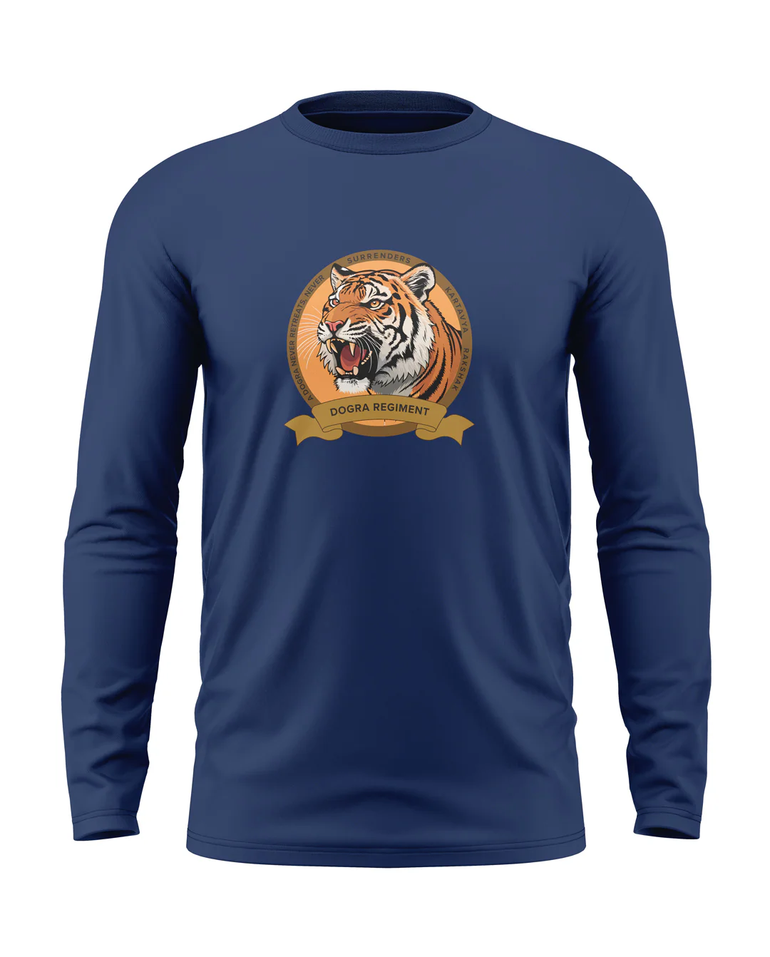 Dogra Regiment Cotton Full Sleeve T-shirt - Image 2