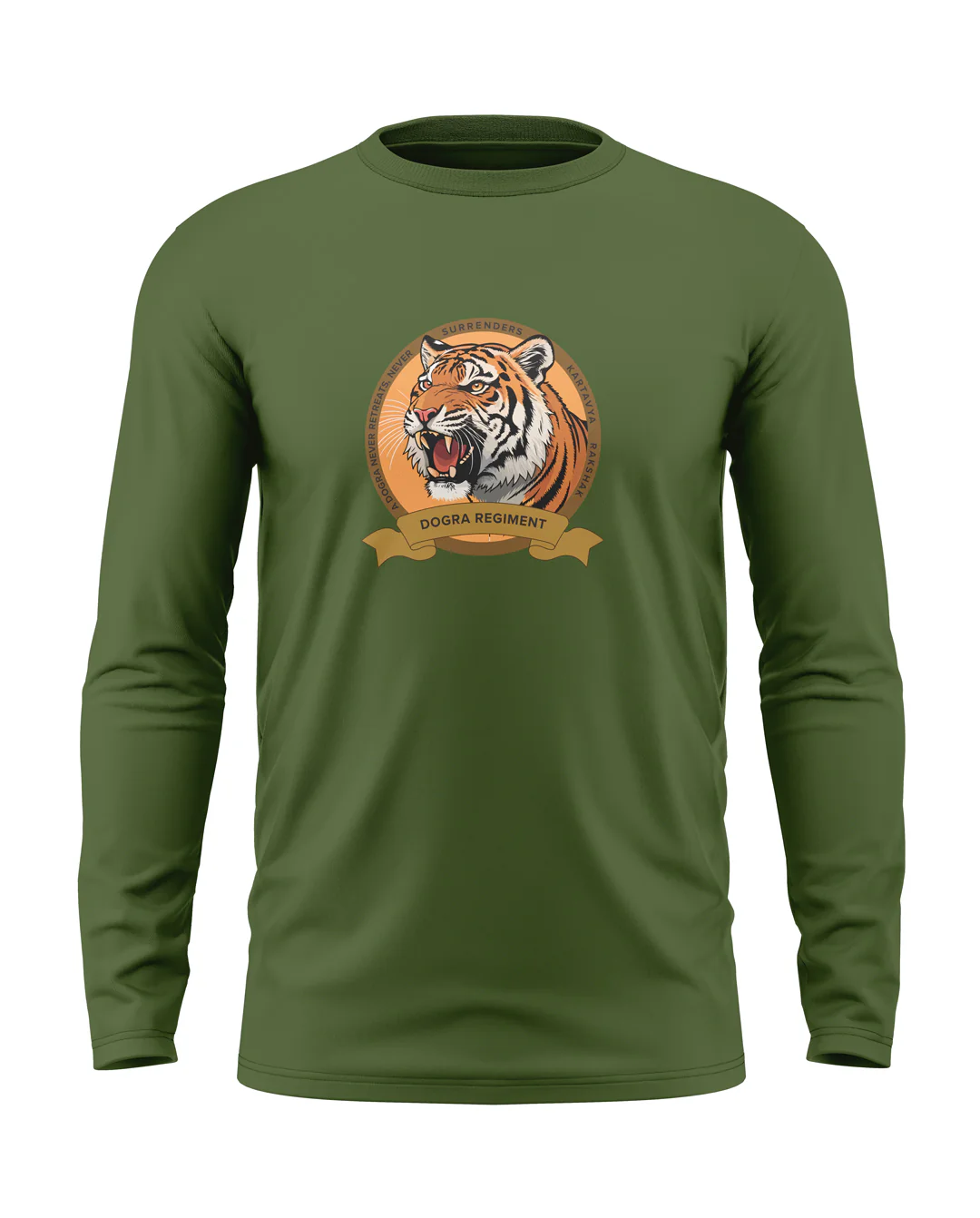 Dogra Regiment Cotton Full Sleeve T-shirt - Image 5