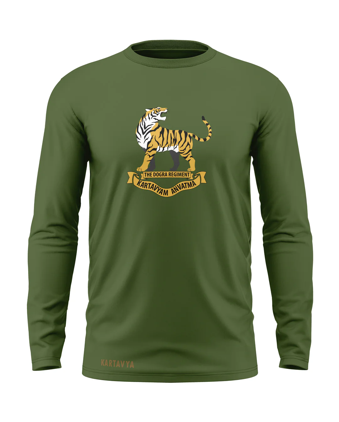 Dogra Regt Cotton Full Sleeve T-shirt - Image 4