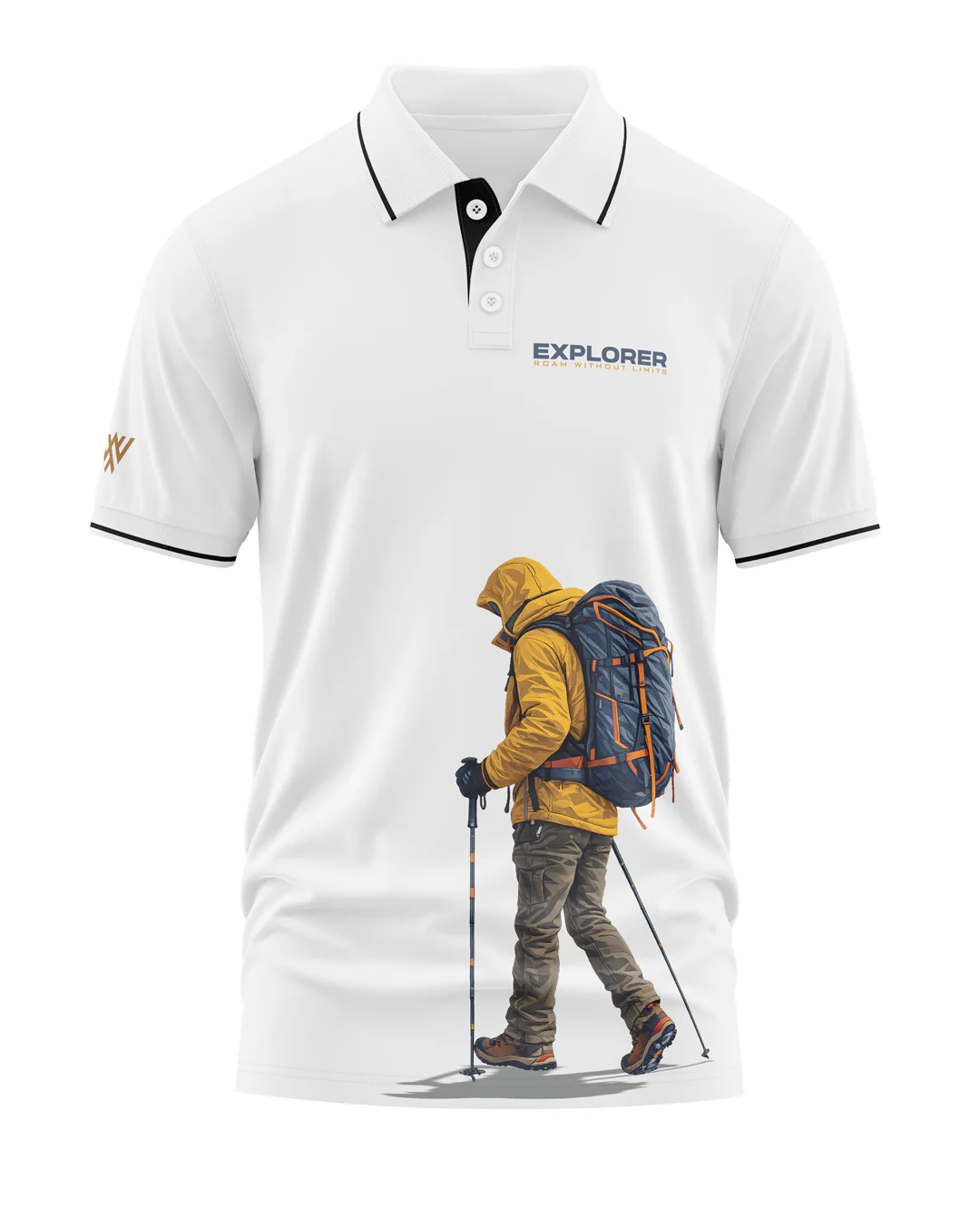 Explorer Polo Collar T-Shirt - Image 3