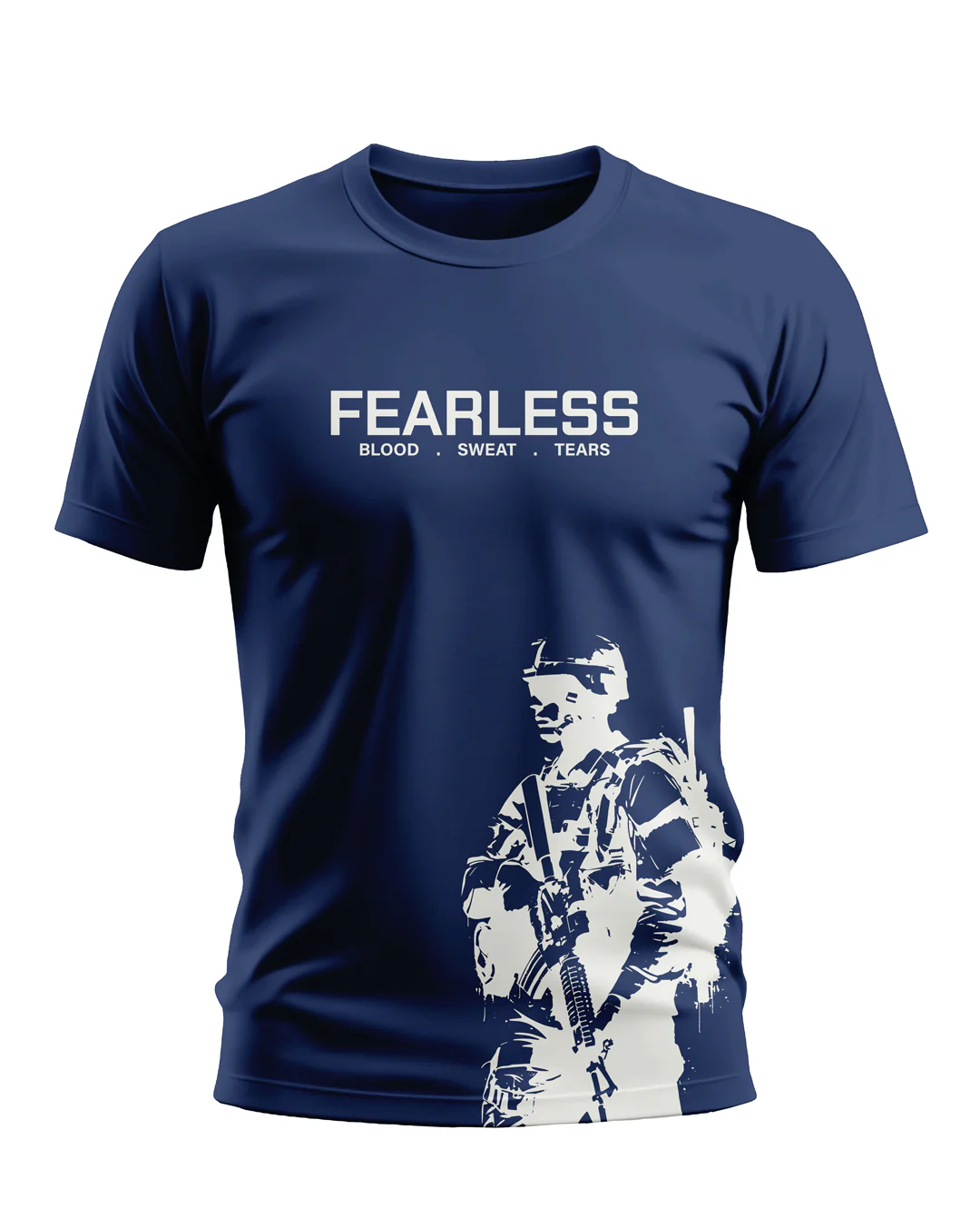 Fearless Soldier Soft Cotton T-shirt - Image 5