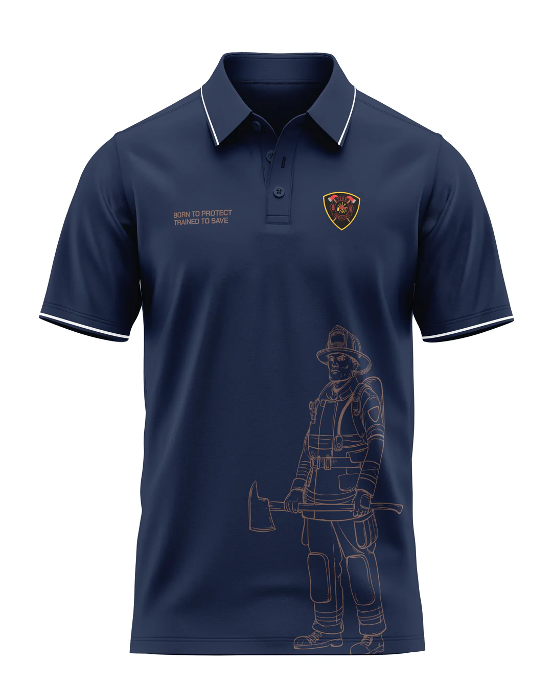 Fire Rescue Prime Polo T-Shirt - Image 3