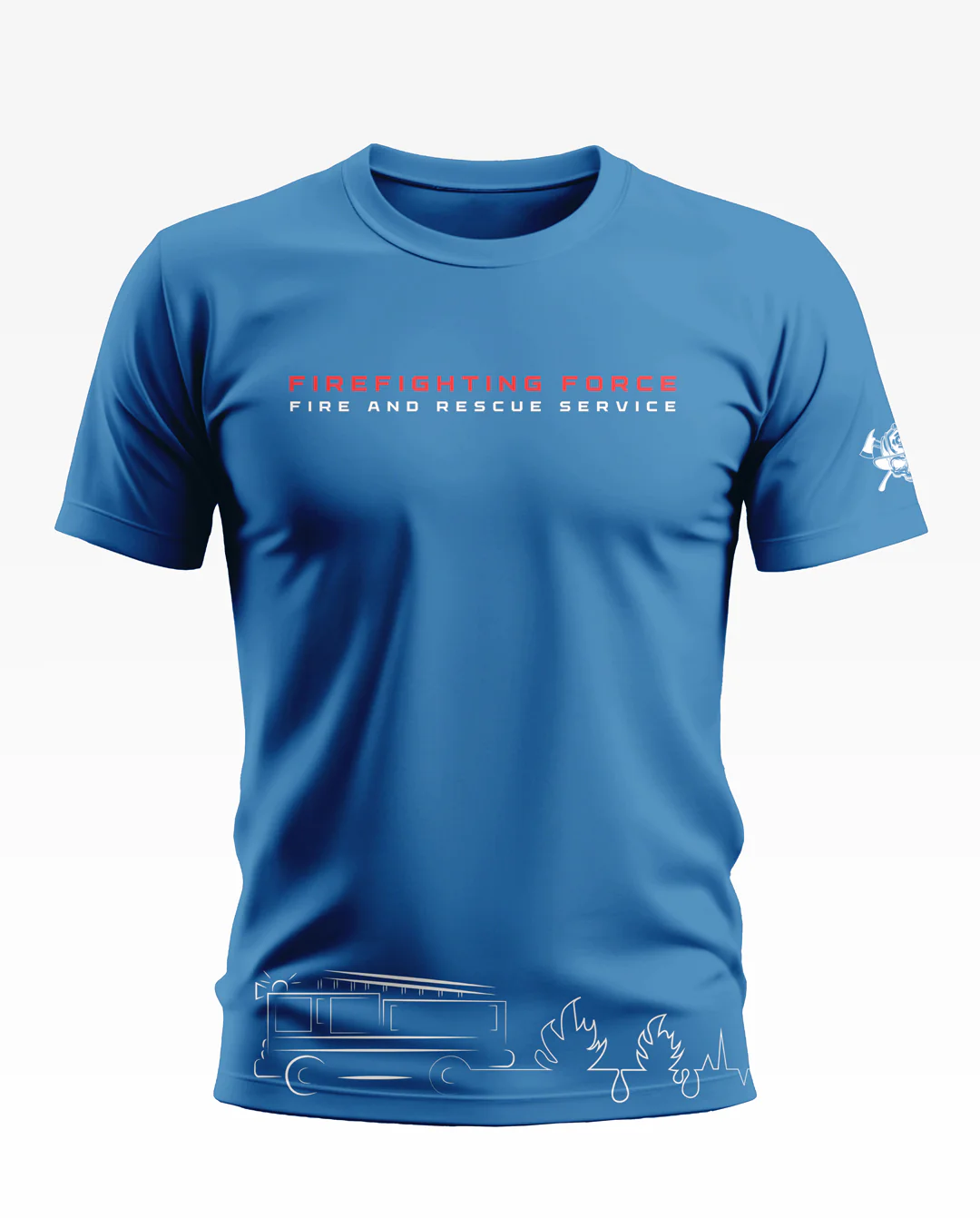 Firefighting Force Soft Cotton T-shirt - Image 2