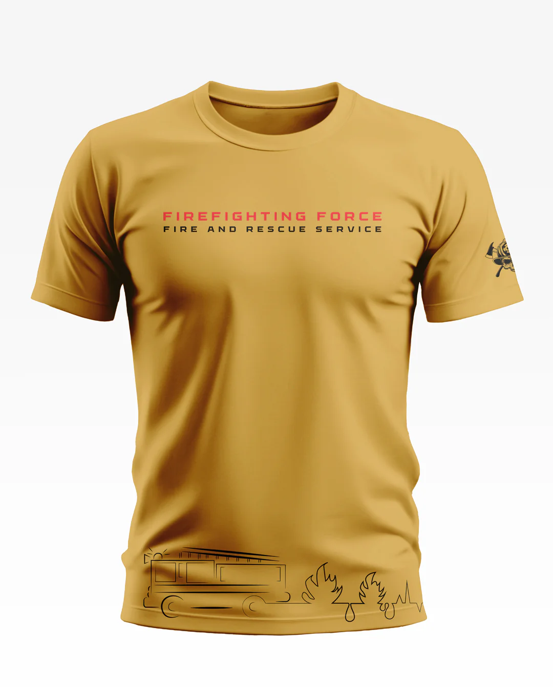 Firefighting Force Soft Cotton T-shirt - Image 5