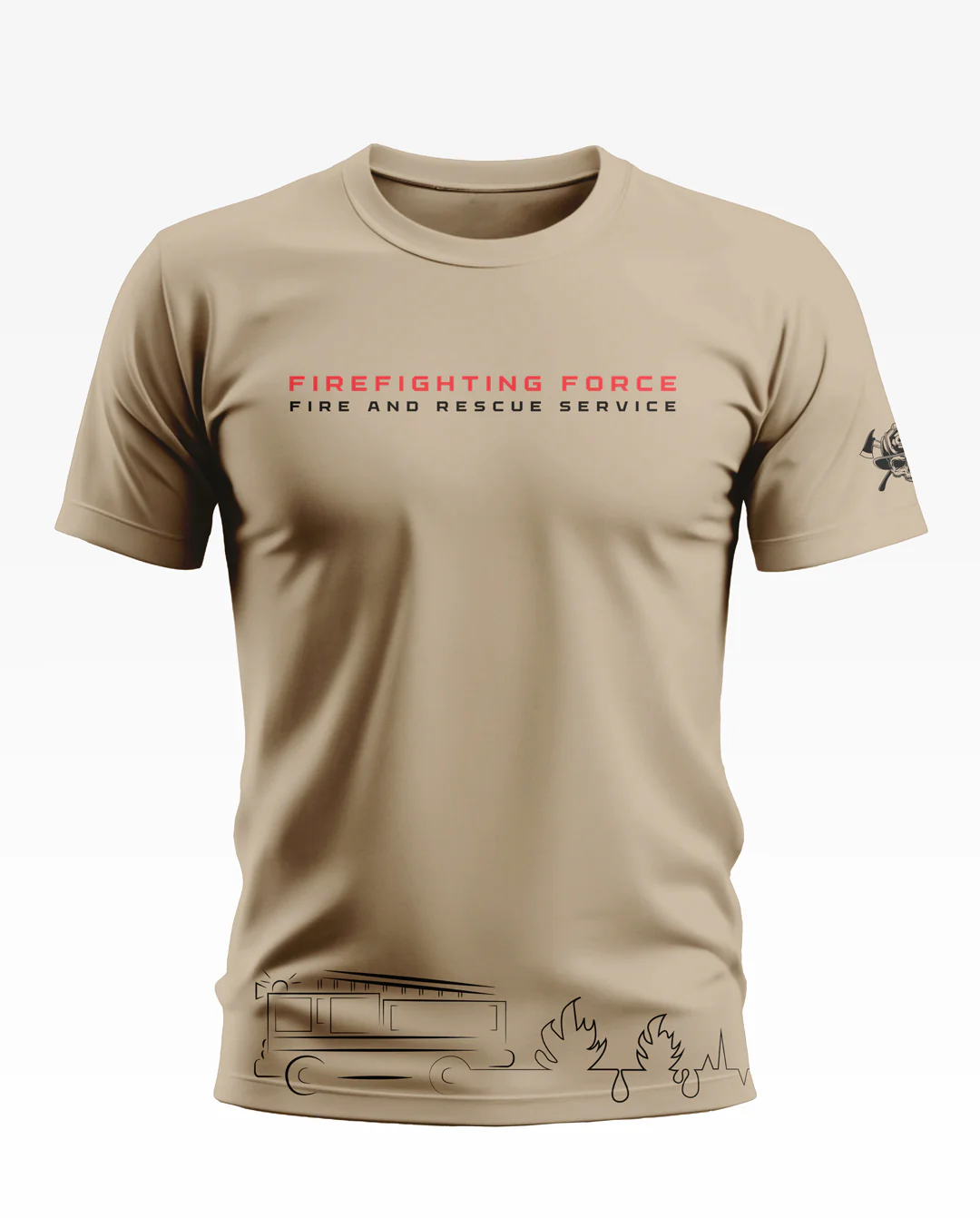 Firefighting Force Soft Cotton T-shirt - Image 6