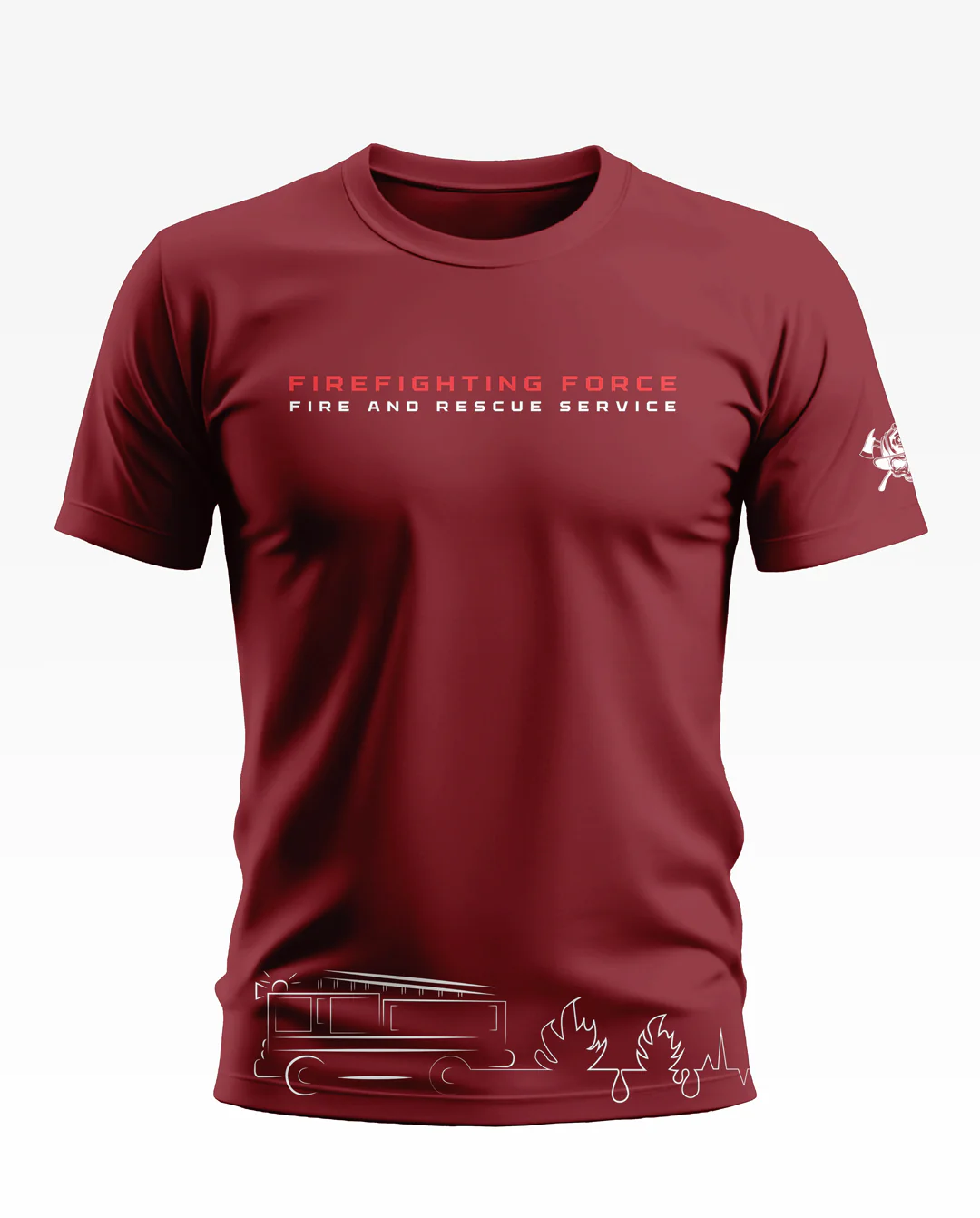 Firefighting Force Soft Cotton T-shirt - Image 8