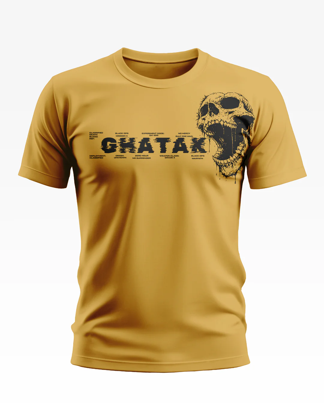 Ghatak Skull Details Soft Cotton T-shirt - Image 2