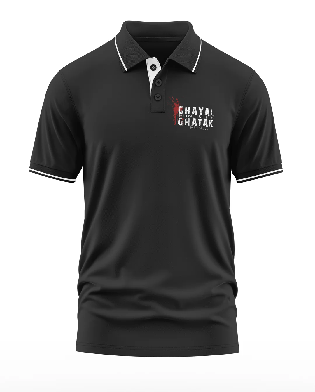 Ghayal Polo Collar T-Shirt - Image 2