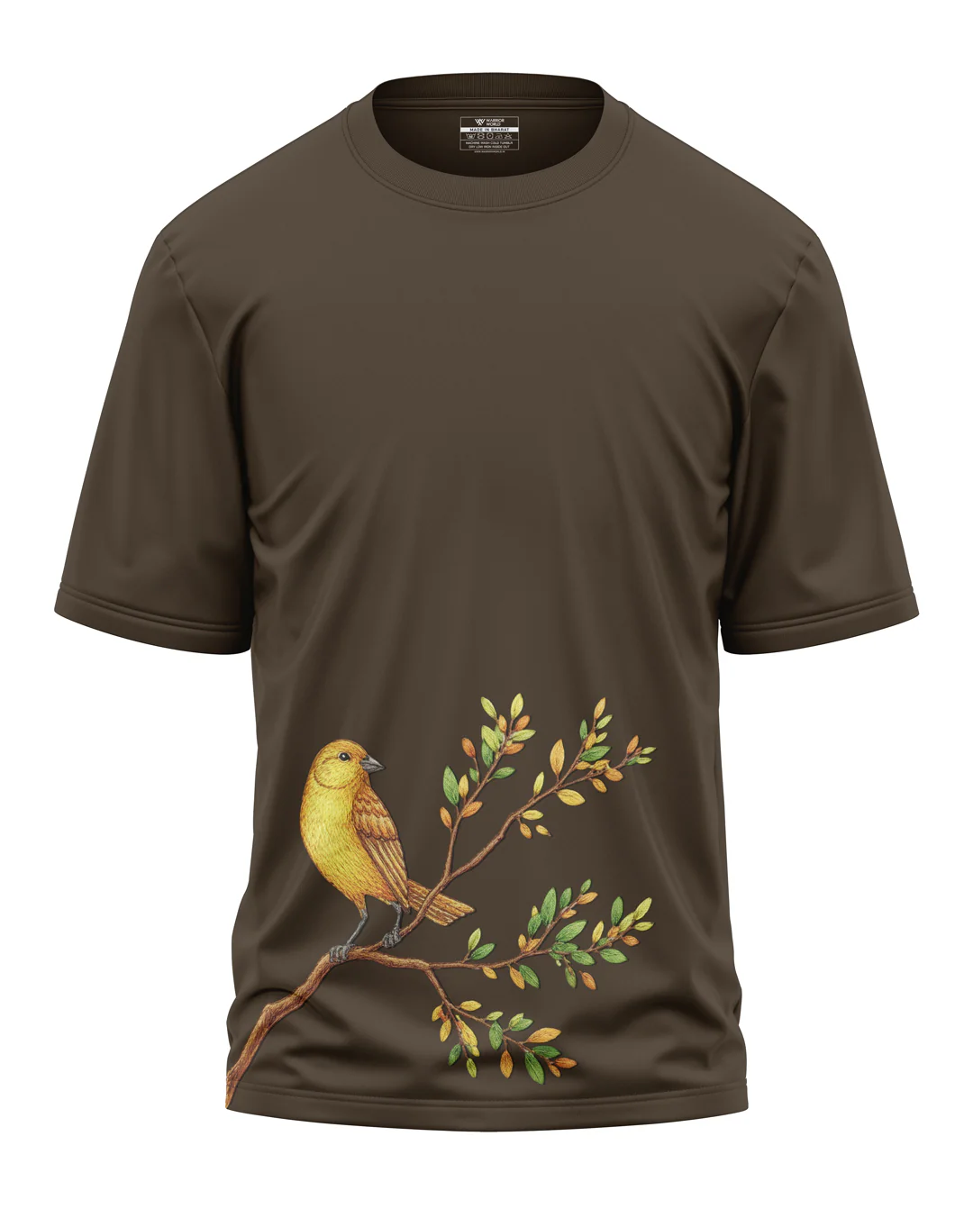 Golden Finch Branch Oversized T-Shirt - Image 5
