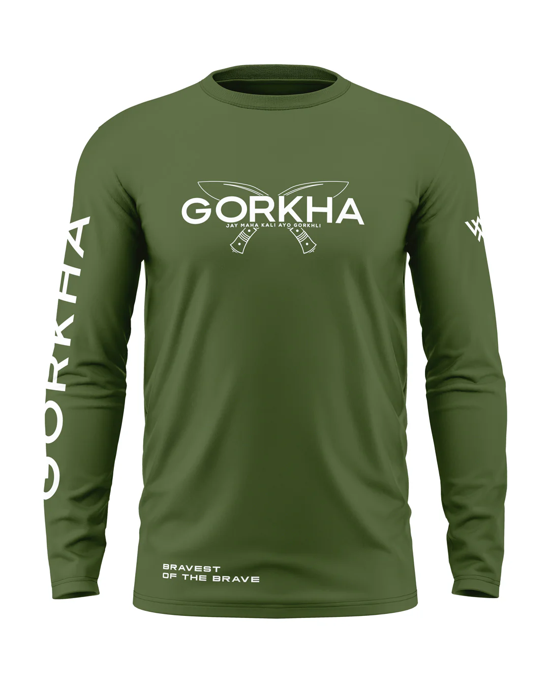 Gorkha Regt Cotton Full Sleeve T-shirt - Image 3