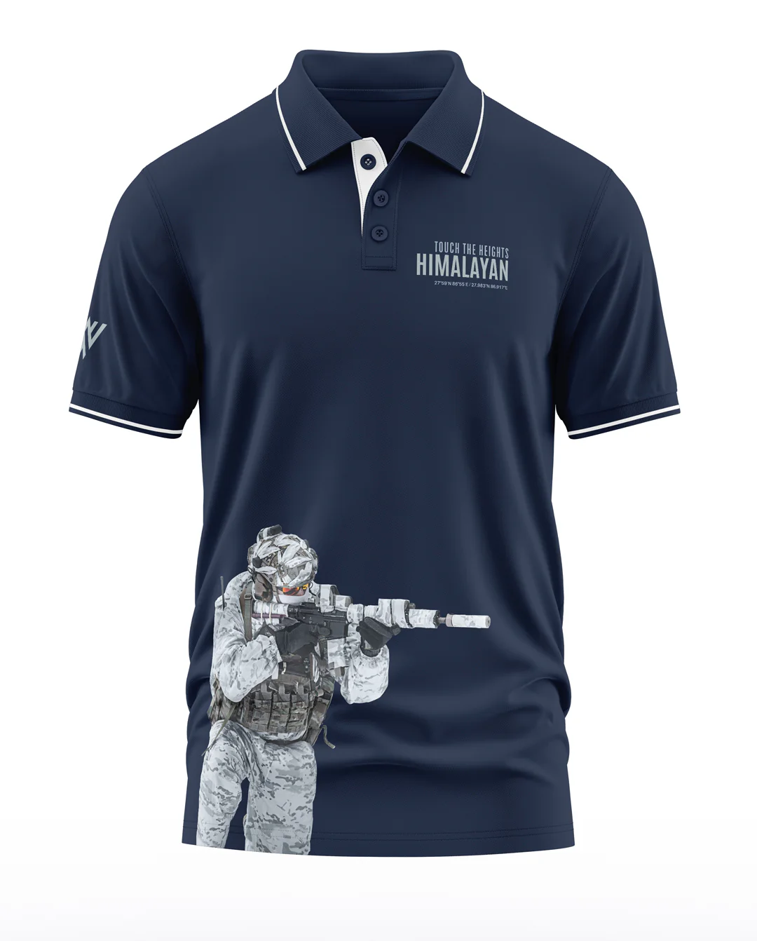 Himalayan Polo Collar T-Shirt - Image 3