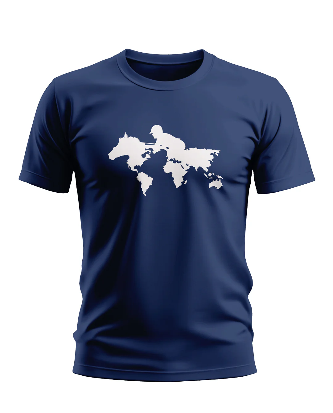 Horse World Map Soft Cotton T-shirt - Image 5