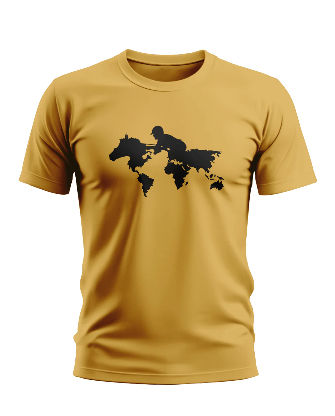 Horse World Map Soft Cotton T-shirt - Image 7