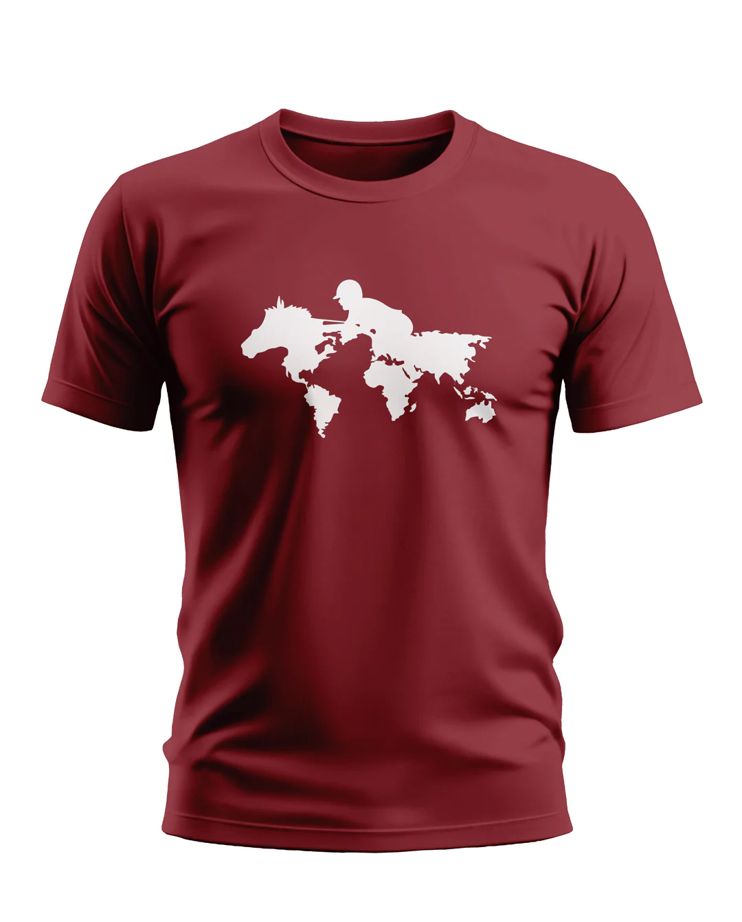 Horse World Map Soft Cotton T-shirt - Image 8