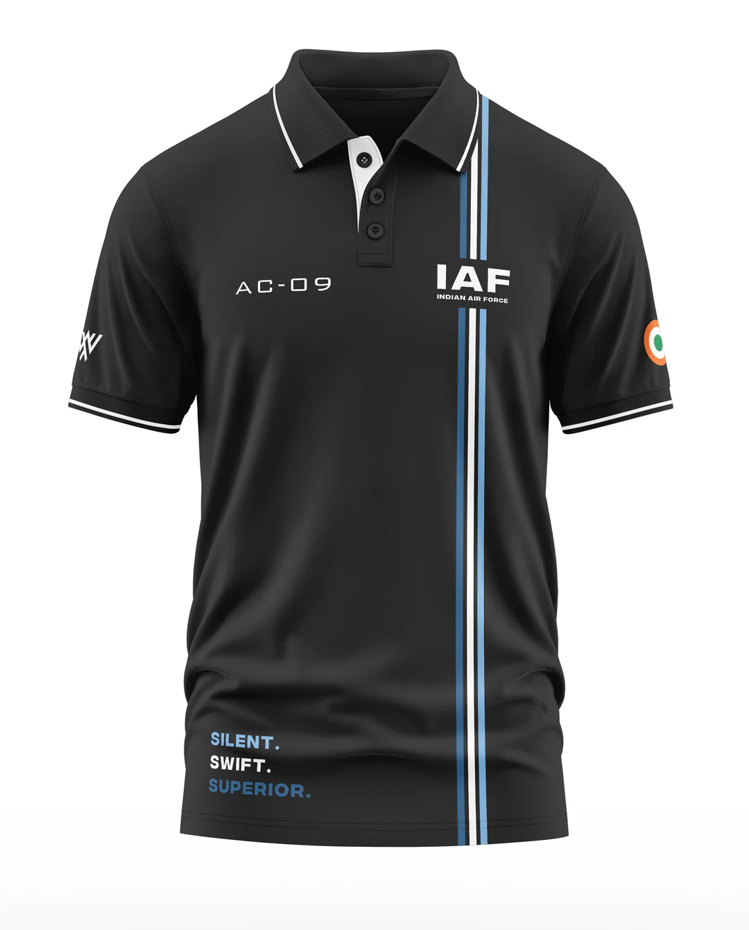 IAF AC-09 Polo Collar T-Shirt - Image 2