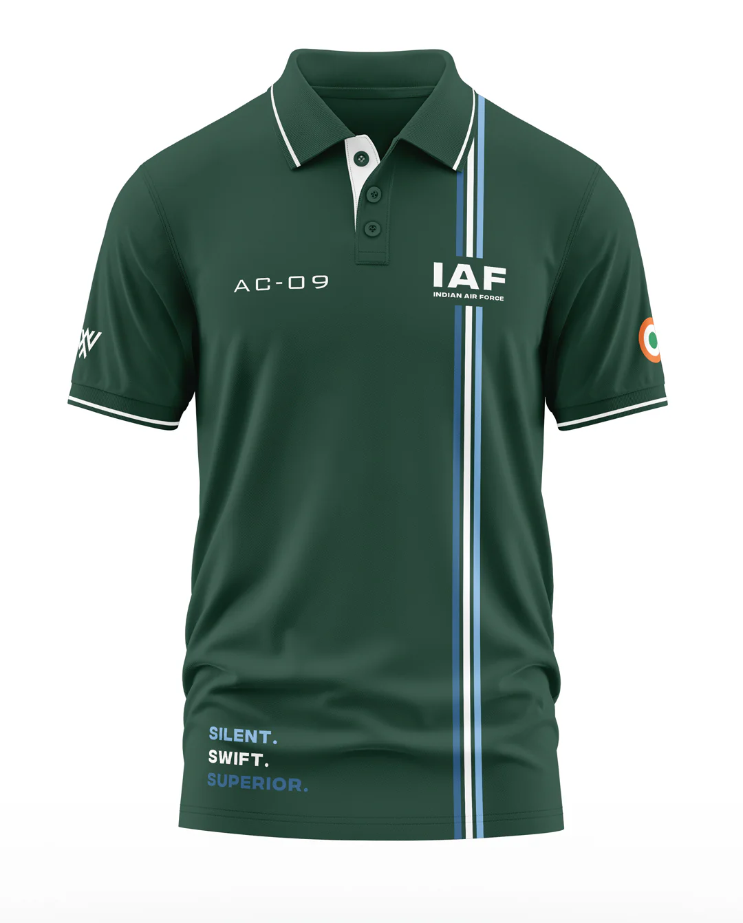 IAF AC-09 Polo Collar T-Shirt - Image 3