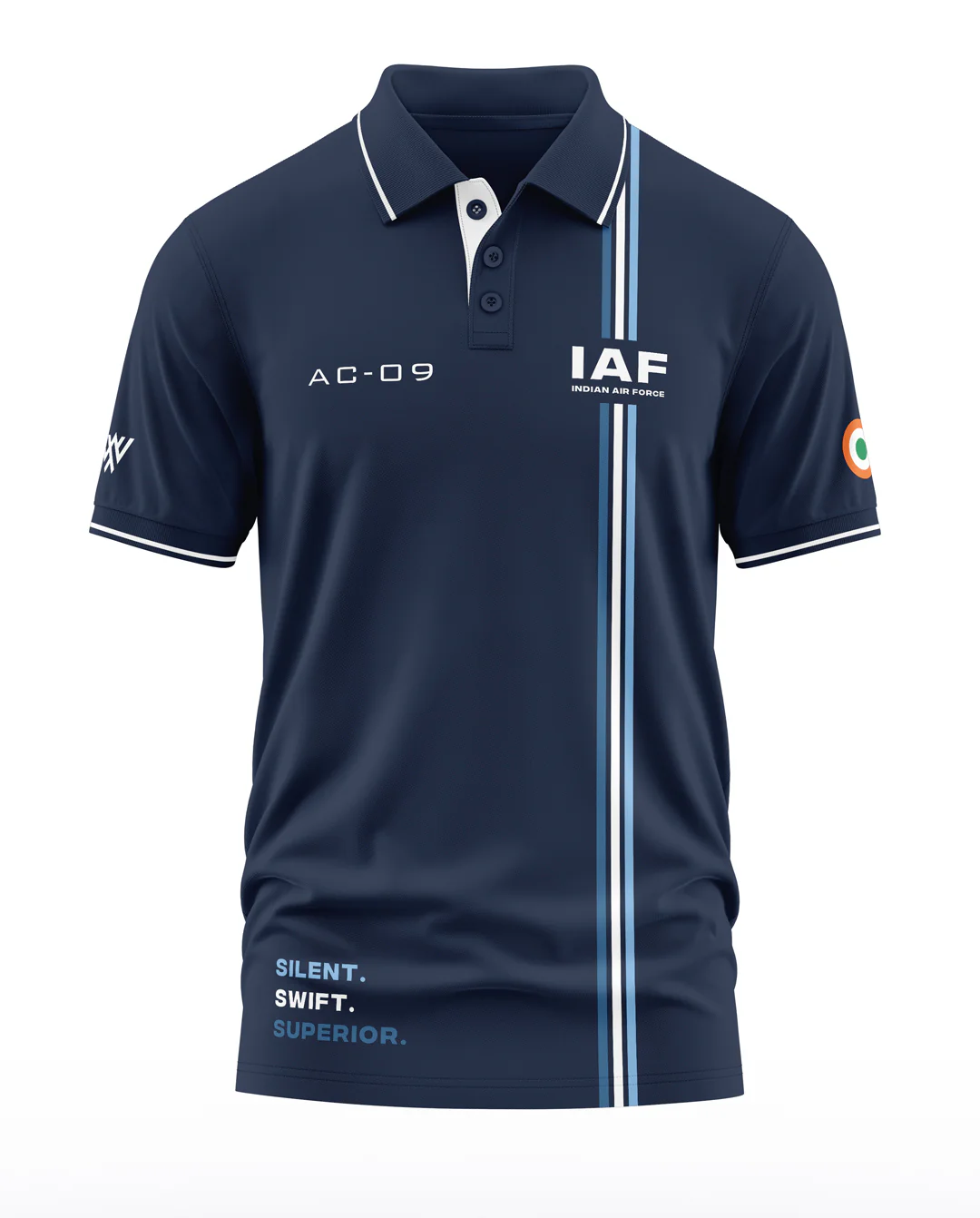 IAF AC-09 Polo Collar T-Shirt - Image 4