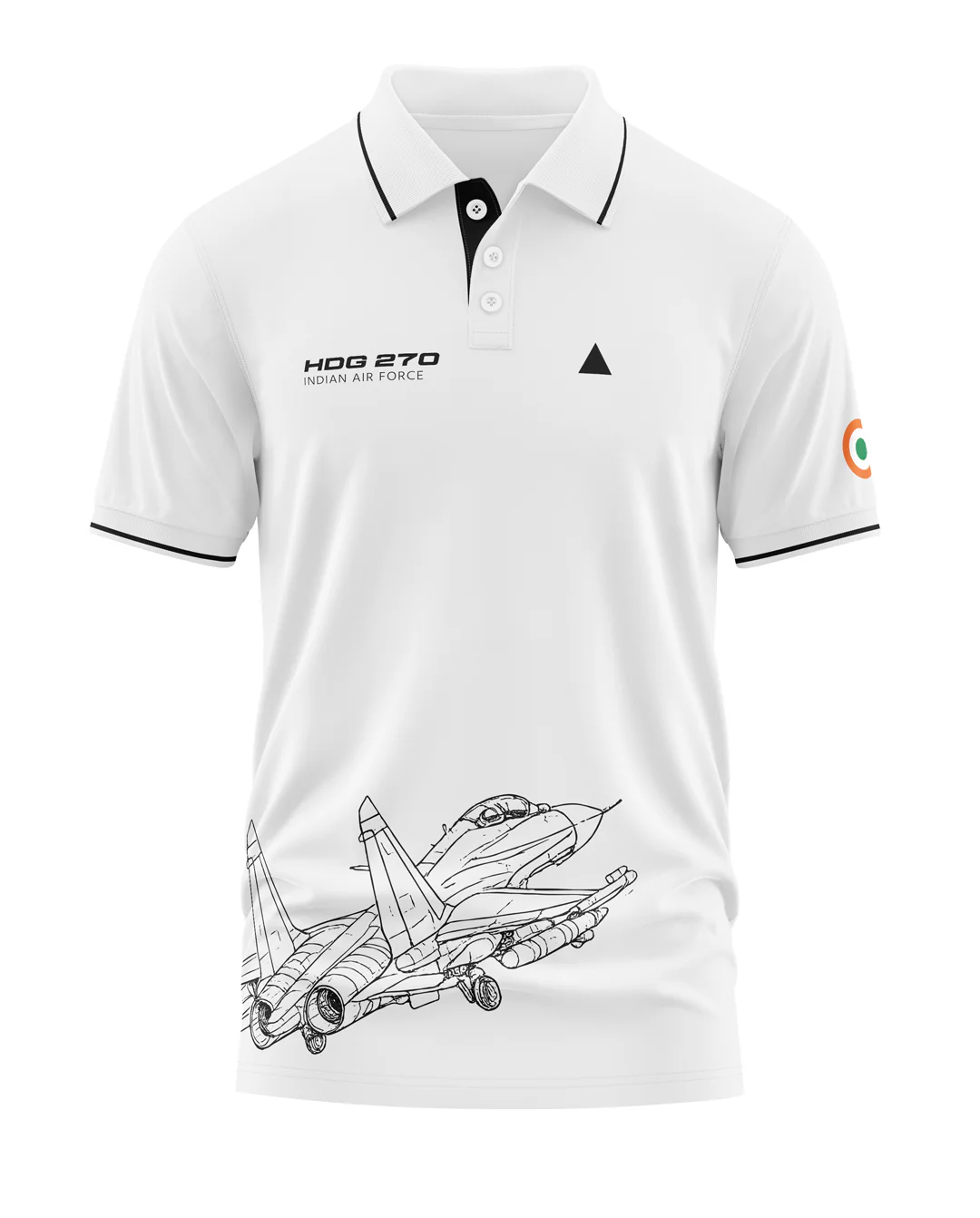 IAF HDG 270 Polo Collar T-Shirt - Image 2