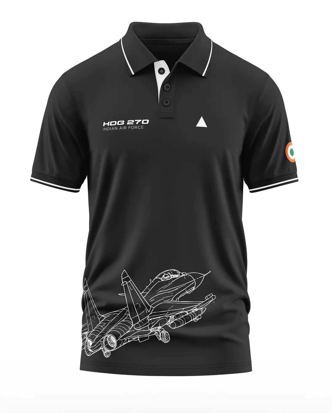 IAF HDG 270 Polo Collar T-Shirt - Image 3