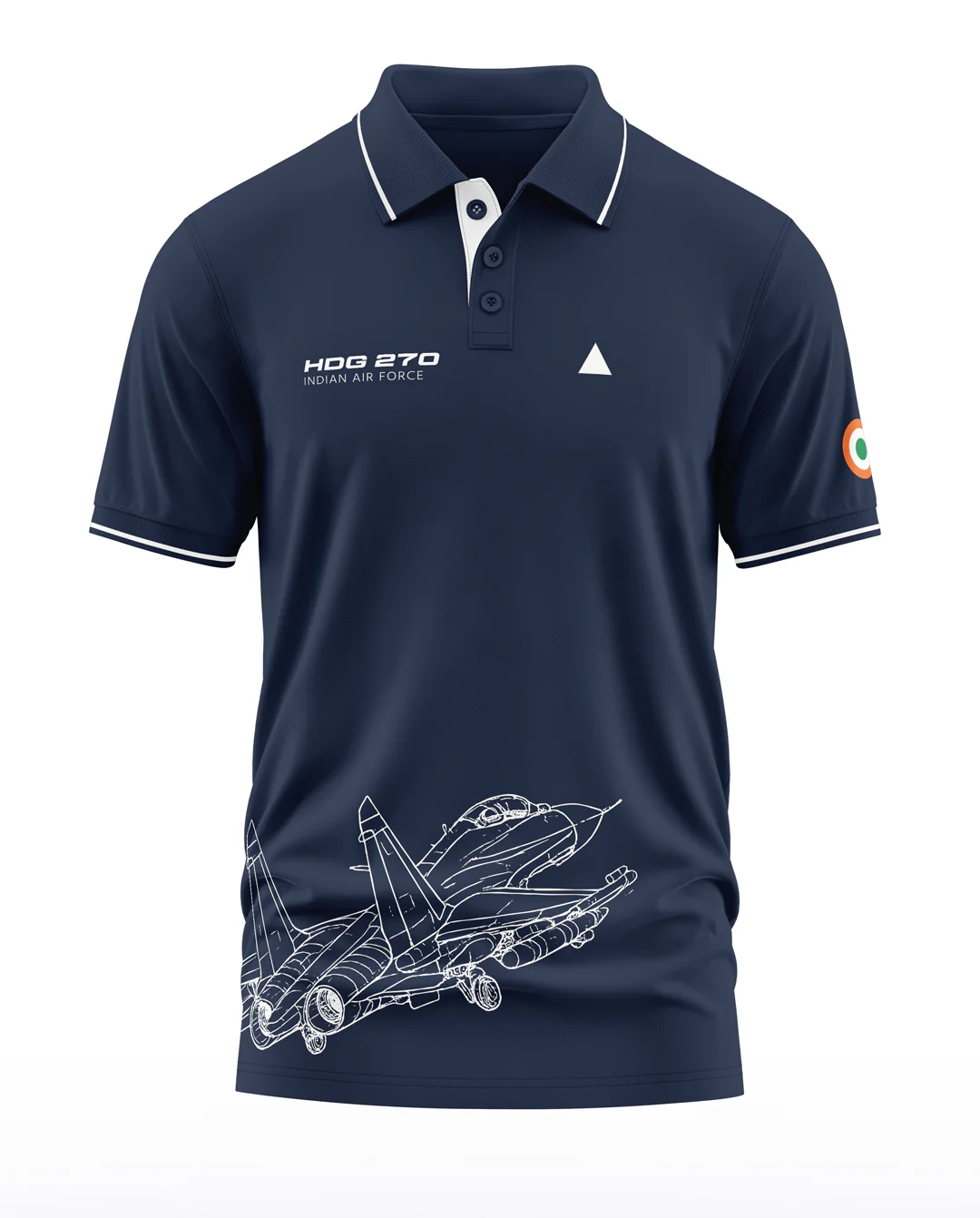 IAF HDG 270 Polo Collar T-Shirt - Image 4