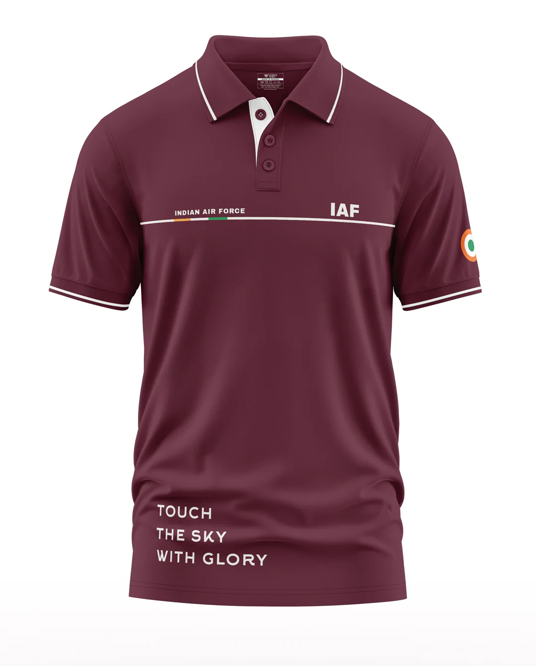 IAF Indian Air Force Style Polo Collar T-Shirt - Image 5