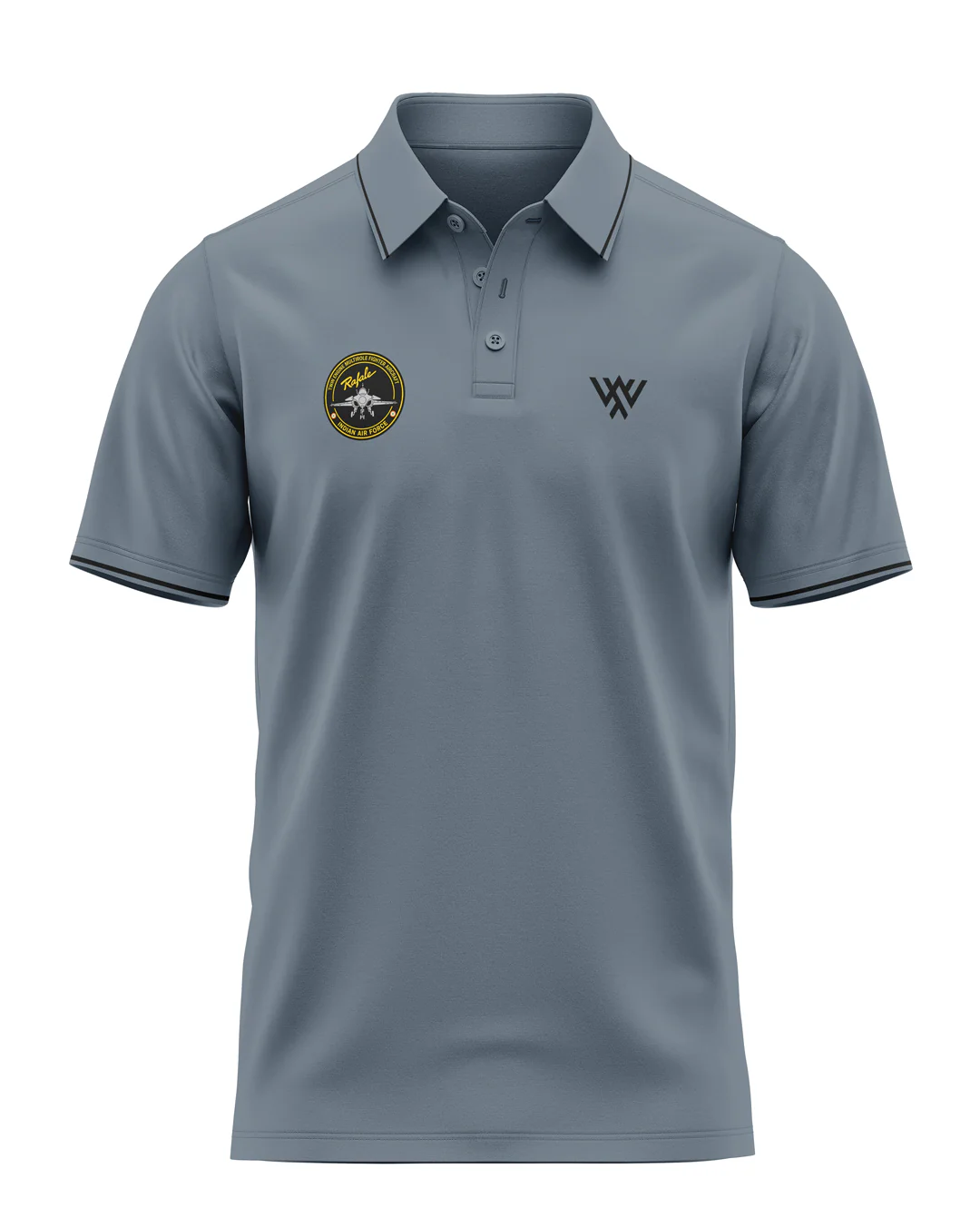IAF Rafale Prime Polo T-Shirt - Image 3