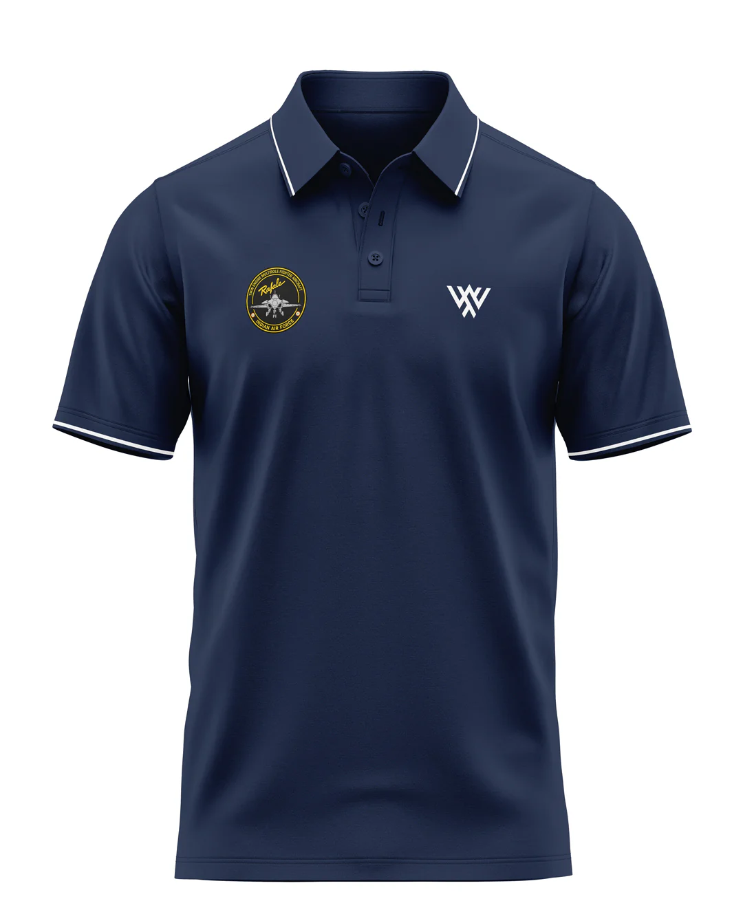 IAF Rafale Prime Polo T-Shirt - Image 4