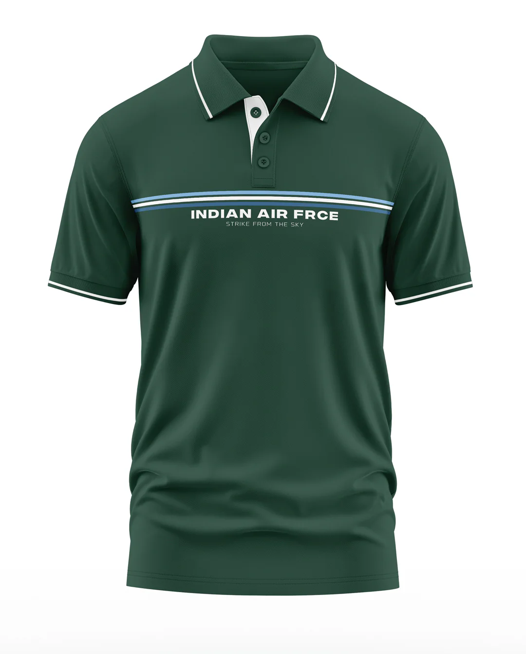 IAF Strike From The Sky Polo Collar T-Shirt - Image 2