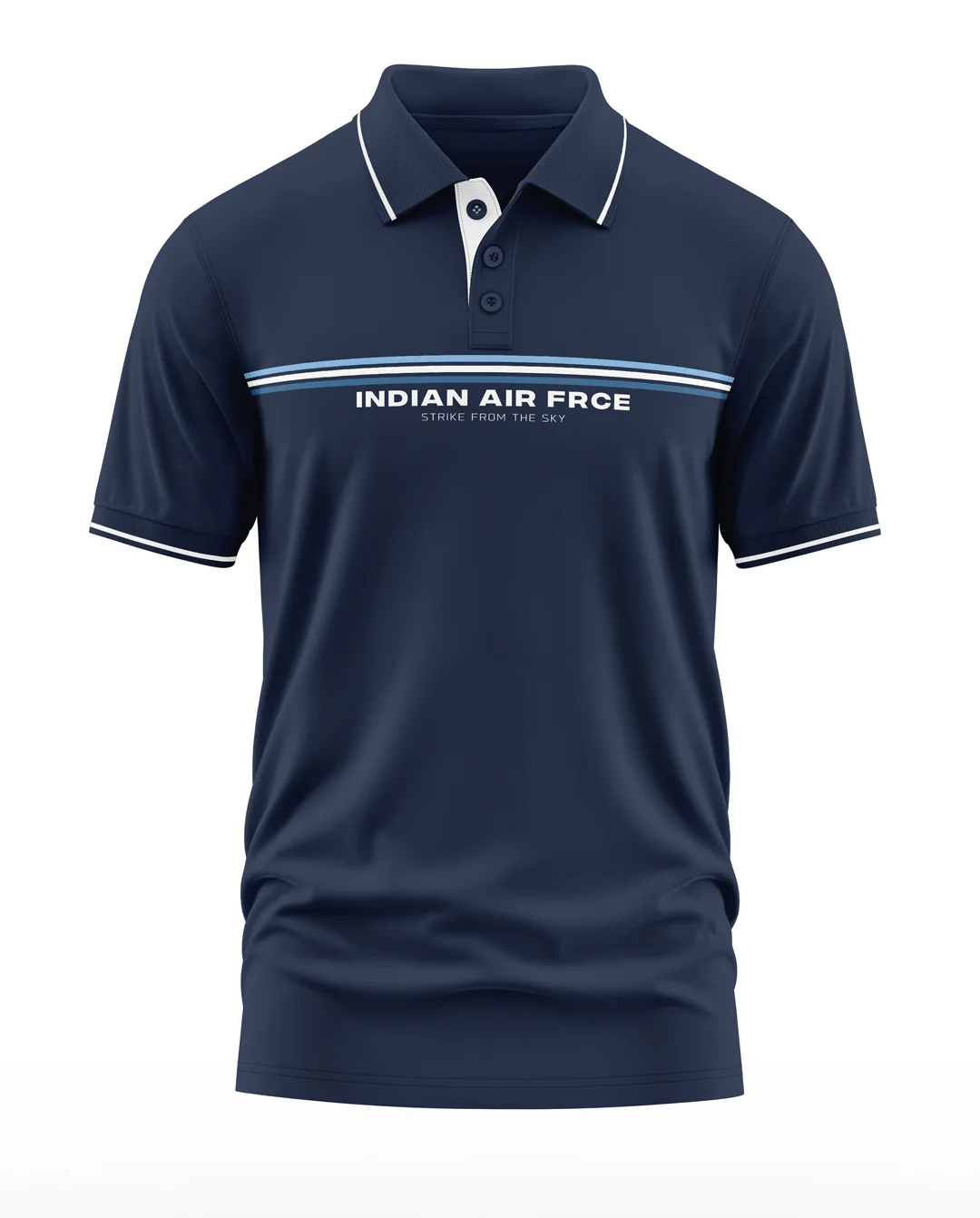 IAF Strike From The Sky Polo Collar T-Shirt - Image 3