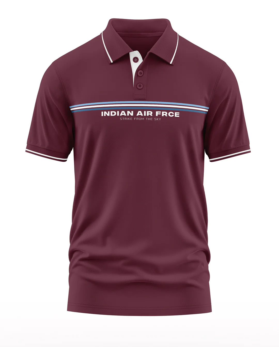 IAF Strike From The Sky Polo Collar T-Shirt - Image 4