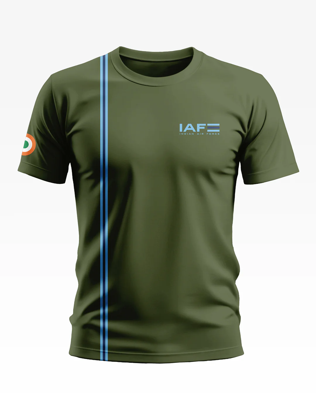 IAF Stripe Soft Cotton T-shirt - Image 3