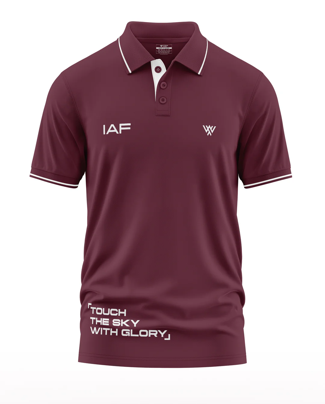 Iaf Touch The Sky Polo Collar T-Shirt - Image 5