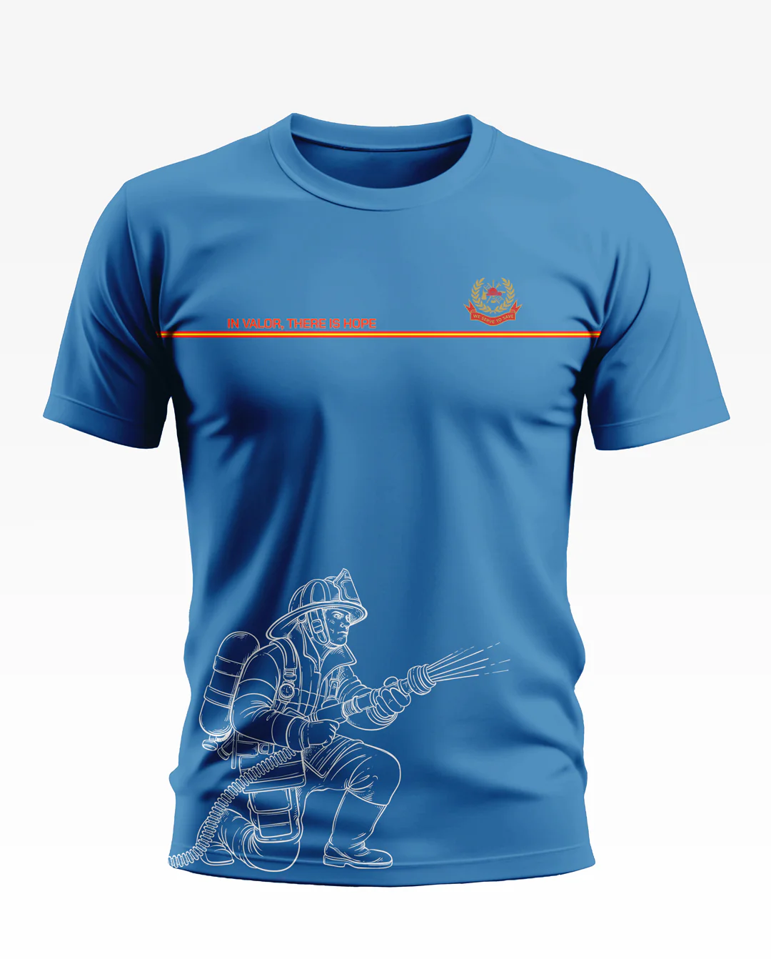 In Valor There Is Hope Soft Cotton T-shirt - Image 2