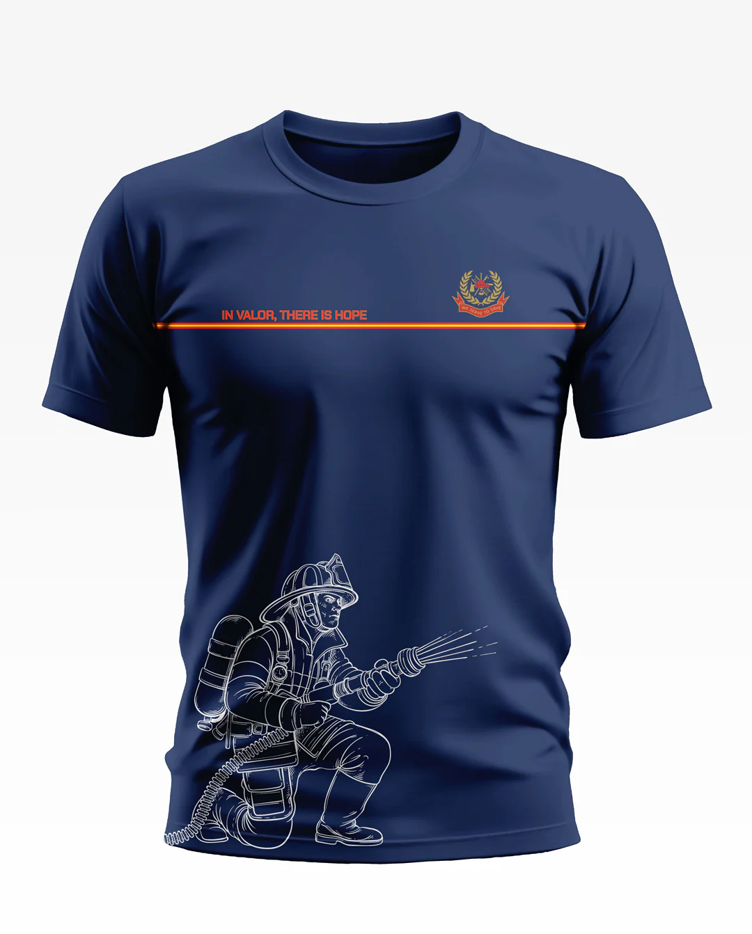 In Valor There Is Hope Soft Cotton T-shirt - Image 4