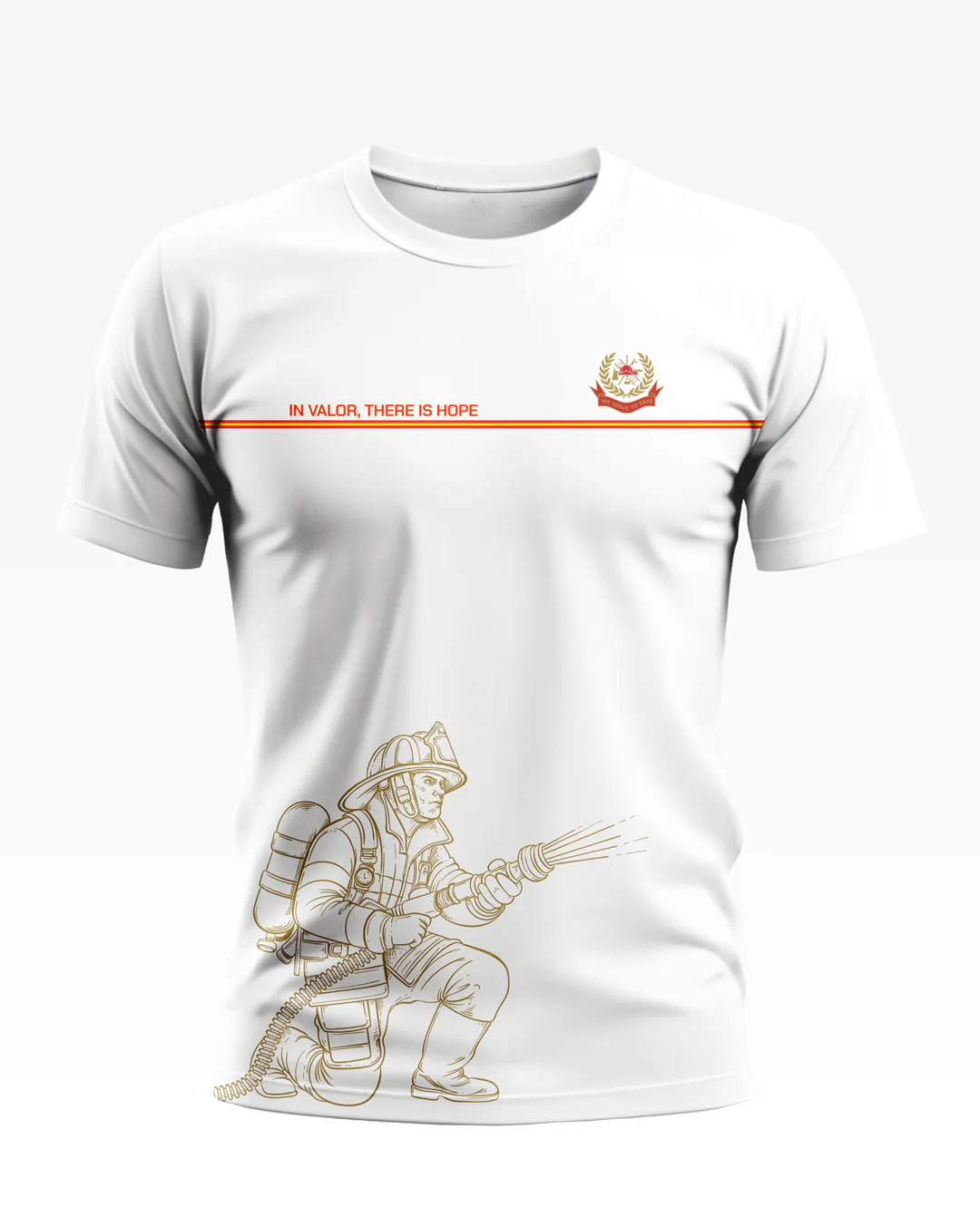 In Valor There Is Hope Soft Cotton T-shirt - Image 5