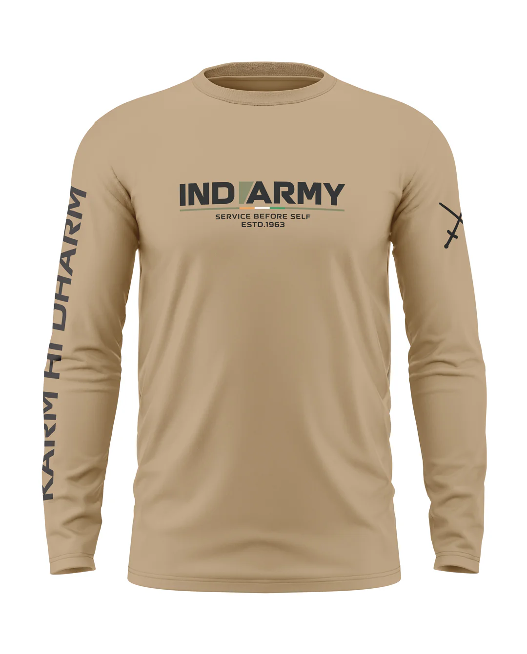 Ind Army Cotton Full Sleeve T-shirt - Image 6
