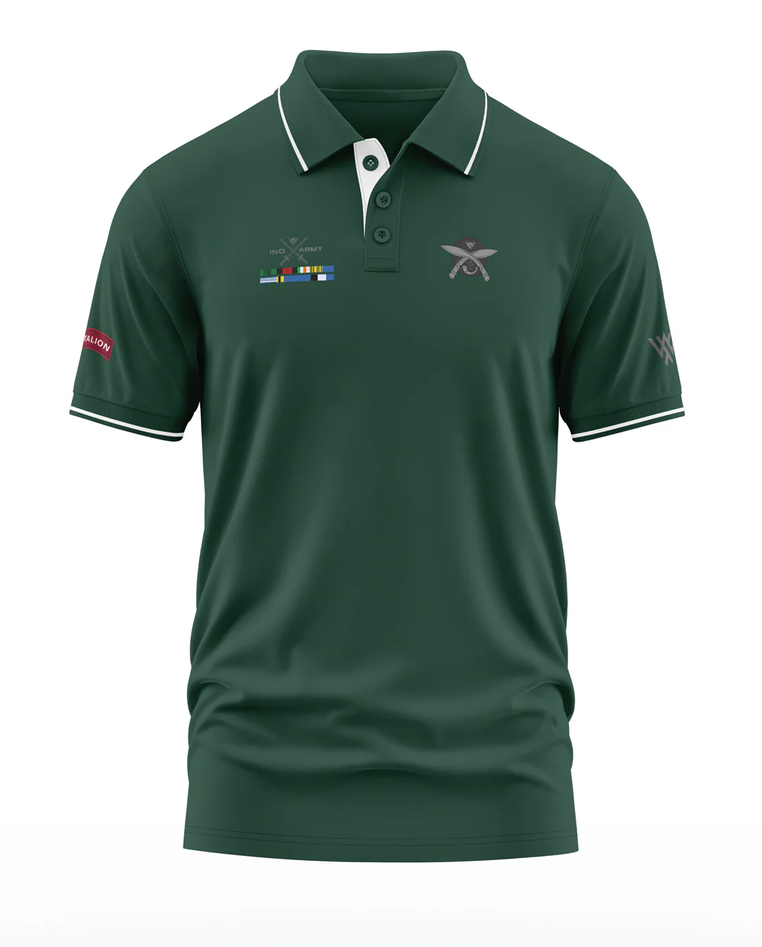 Ind Army Garud Polo Collar T-Shirt - Image 3