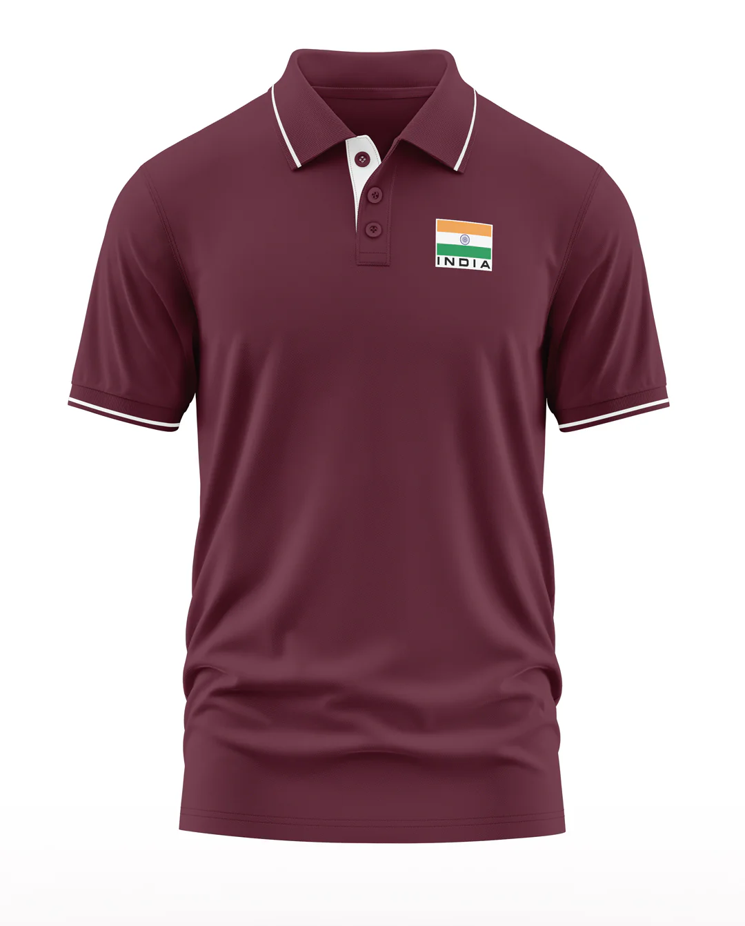 India Flag Polo Collar T-Shirt - Image 5
