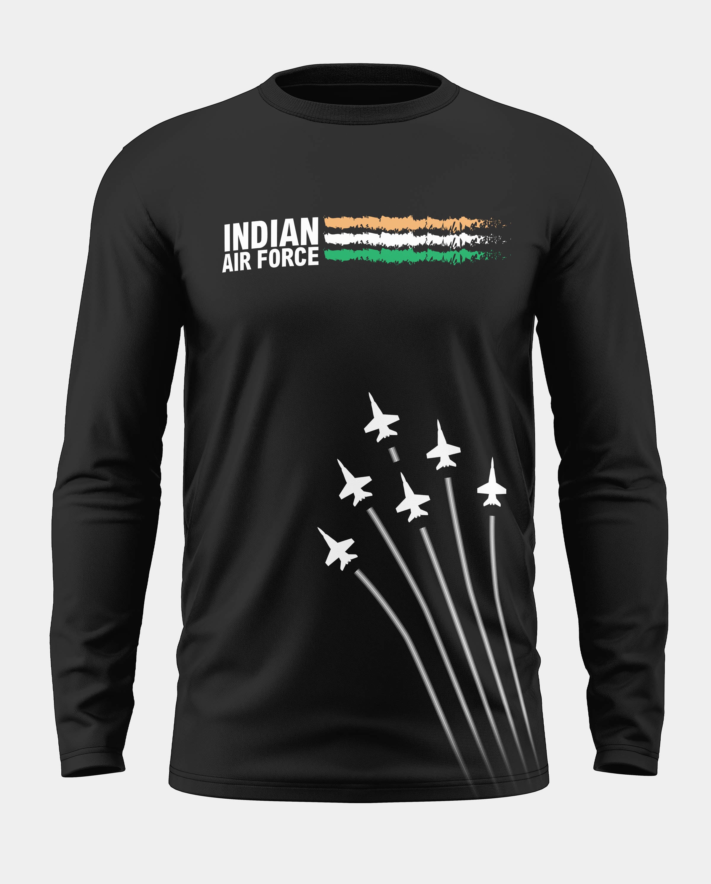 Indian air force Cotton Full Sleeve T-shirt - Image 2