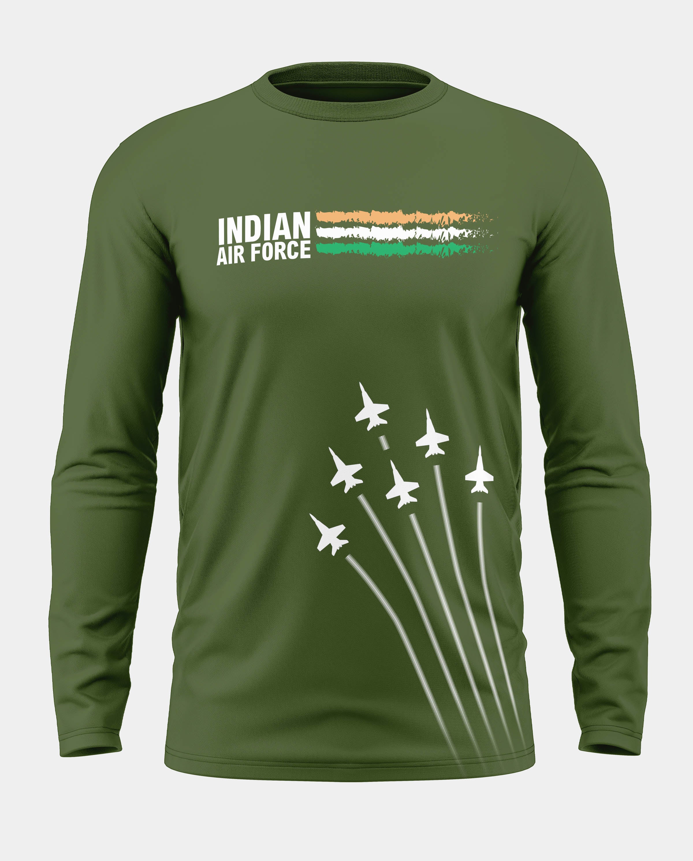 Indian air force Cotton Full Sleeve T-shirt - Image 4