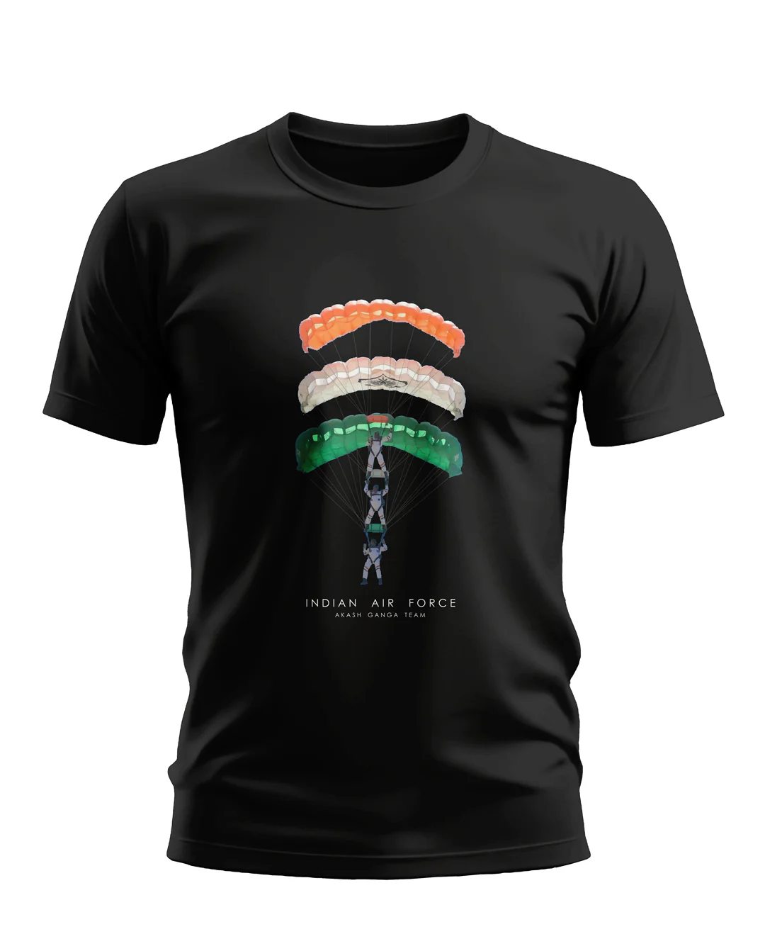 Indian Airforce Ganga Team Soft Cotton T-shirt - Image 2