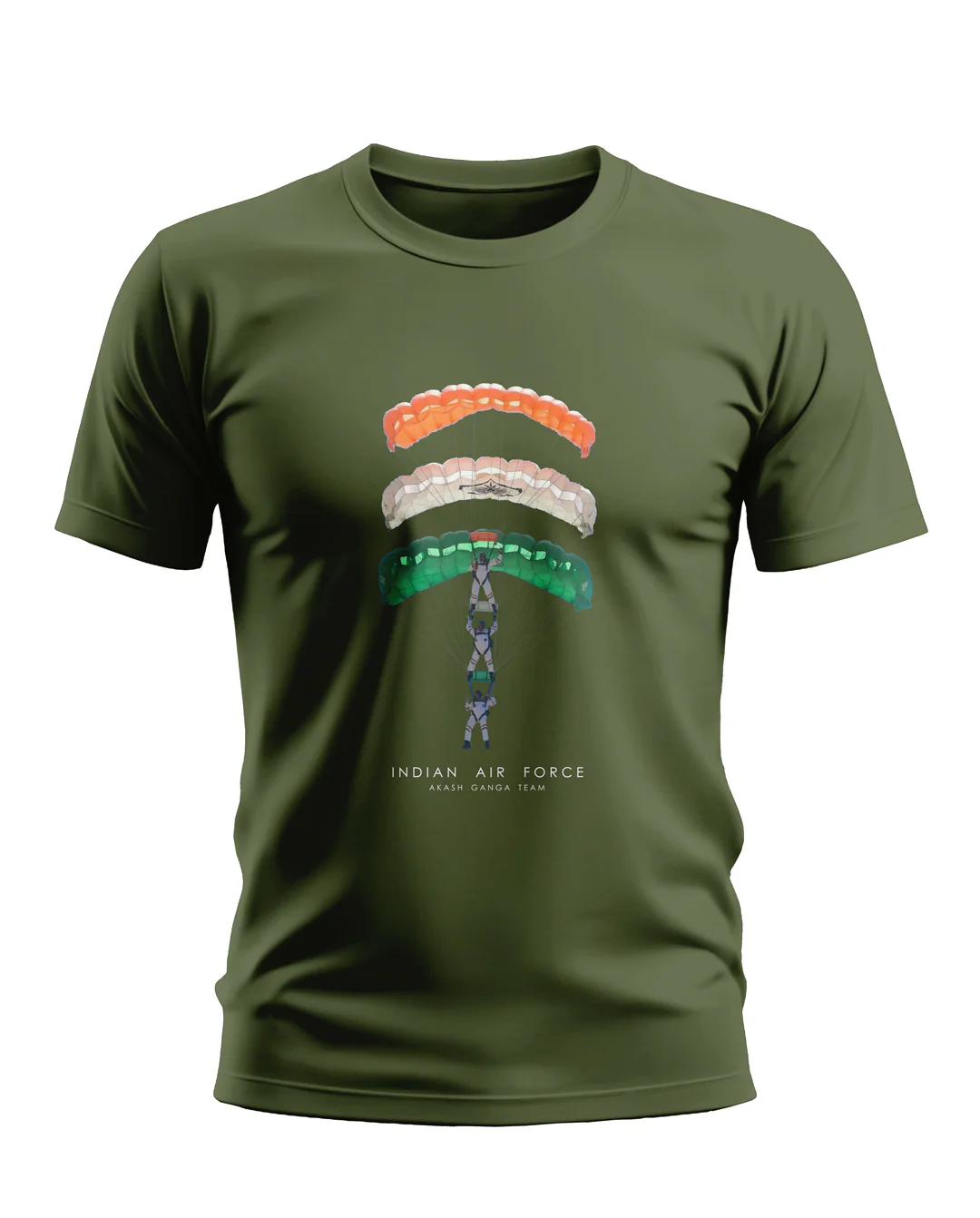 Indian Airforce Ganga Team Soft Cotton T-shirt - Image 4