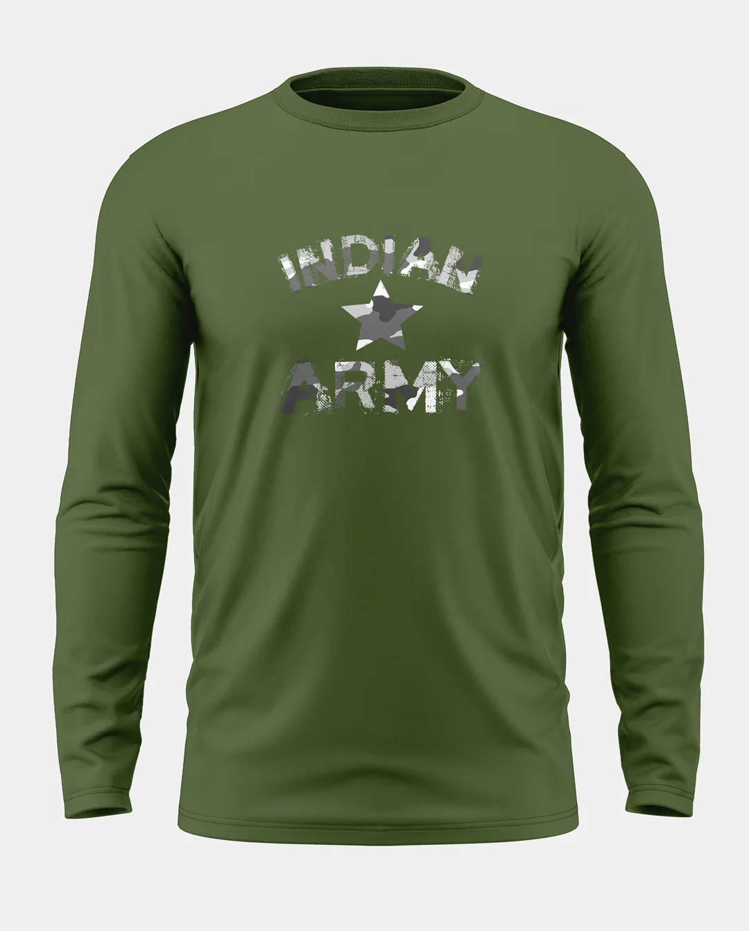 Indian Army Pride Cotton Full Sleeve T-shirt - Image 3