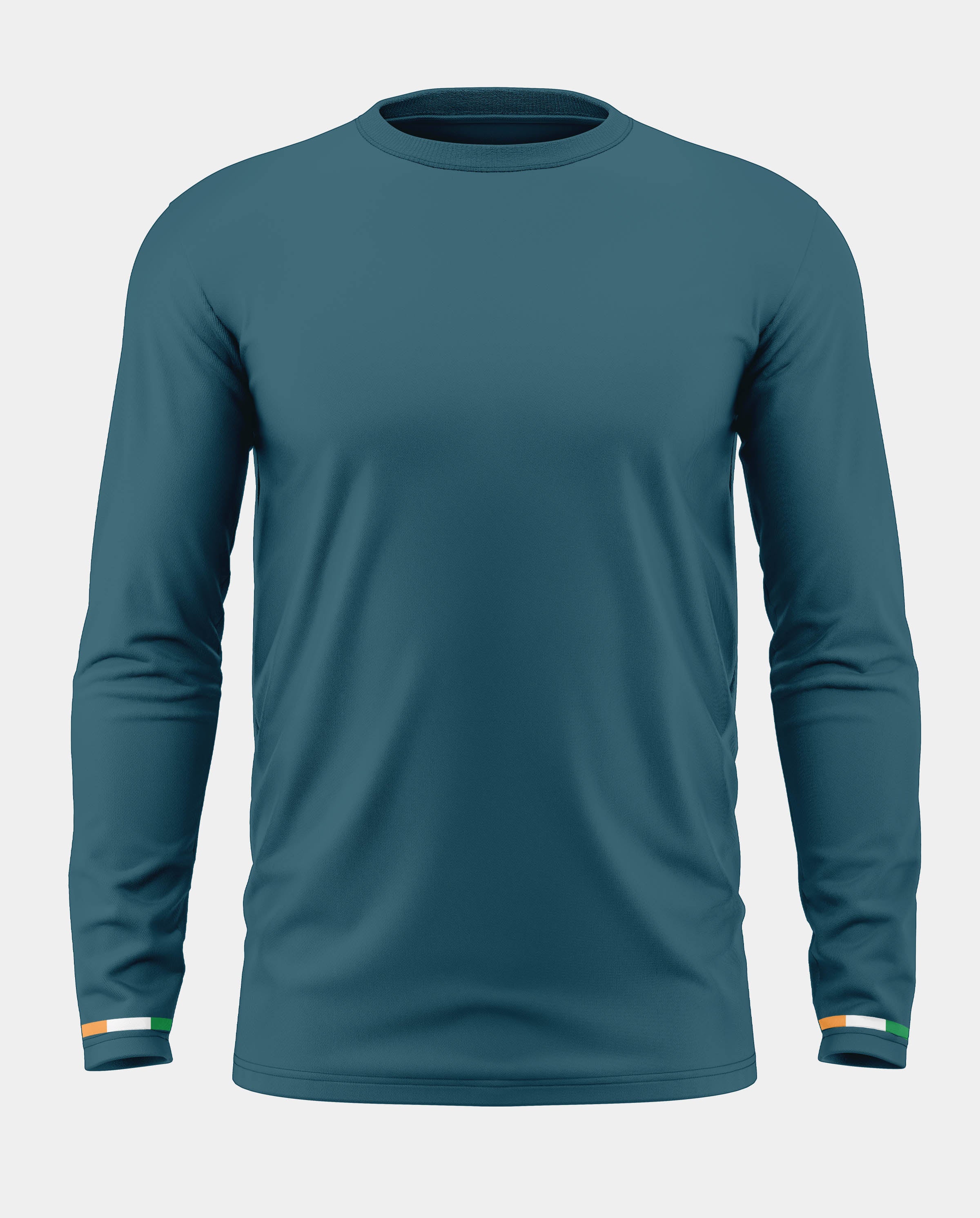 Indian Flag Stripe Cotton Full Sleeve T-shirt - Image 3