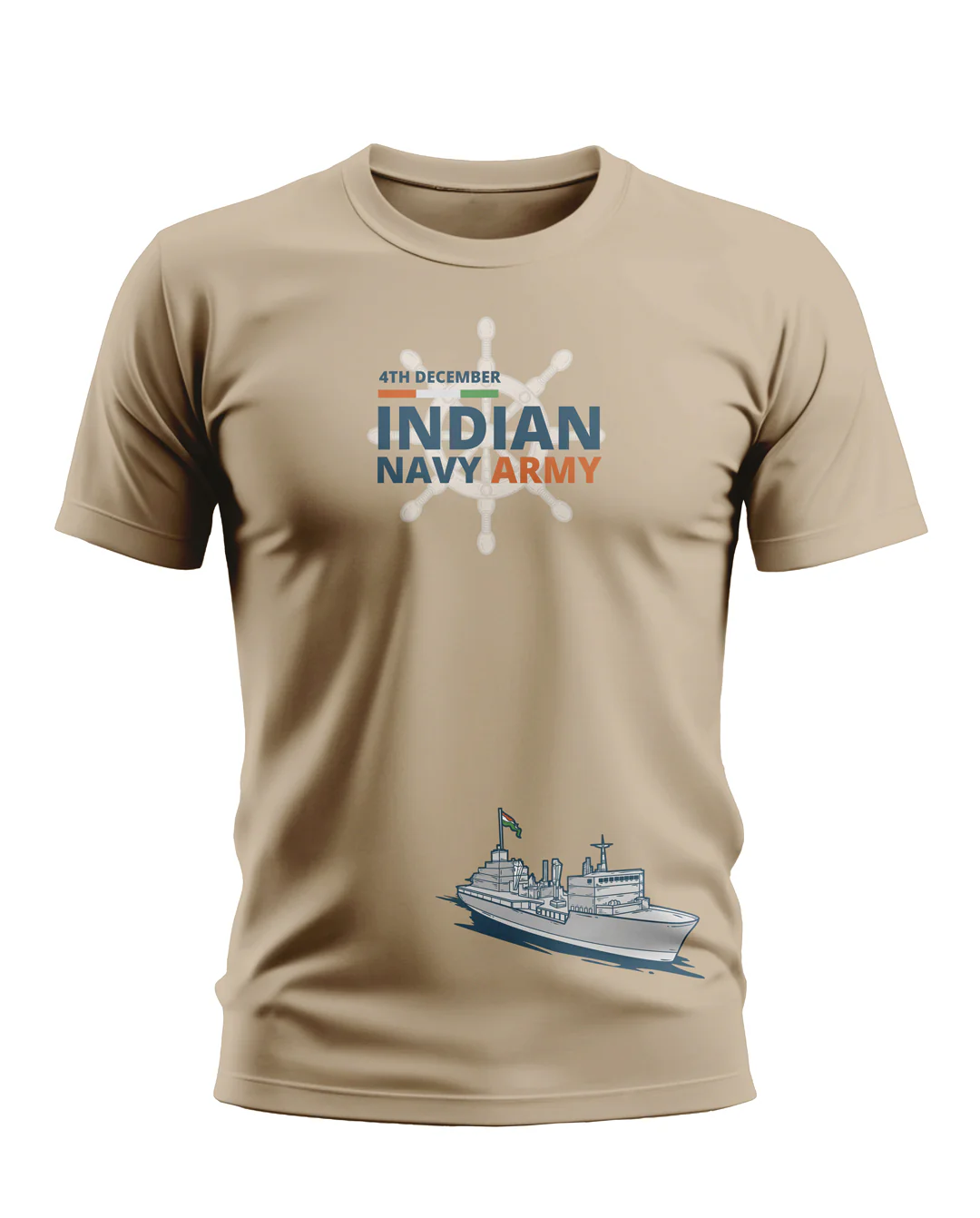 Indian navy army Soft Cotton T-Shirt - Image 7