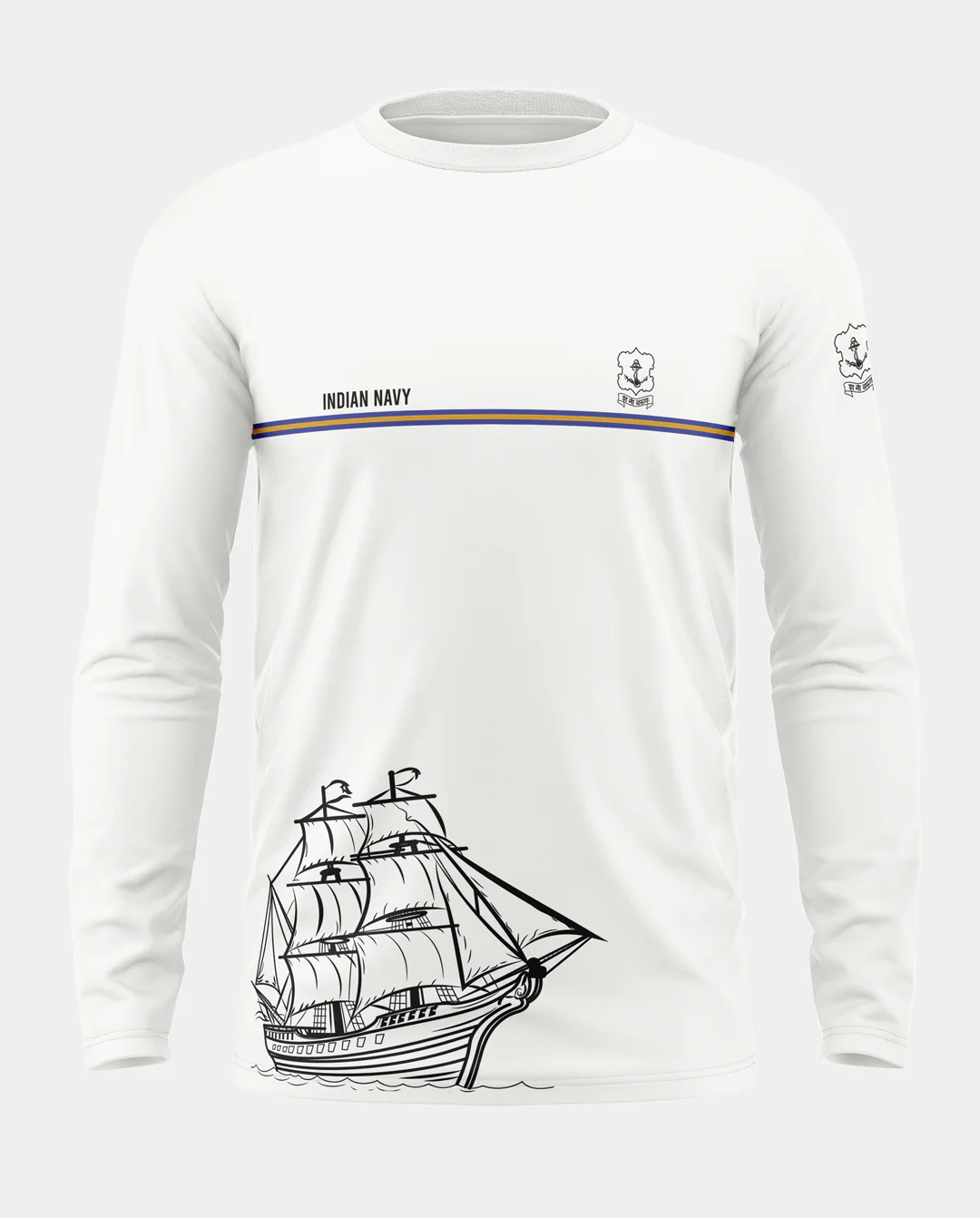 Indian Navy Pride Cotton Full Sleeve T-shirt - Image 6
