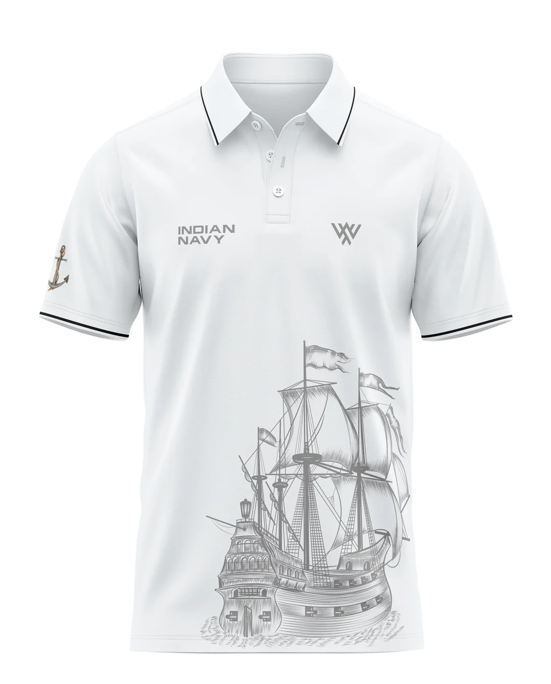 Indian Navy Prime Polo T-Shirt - Image 3