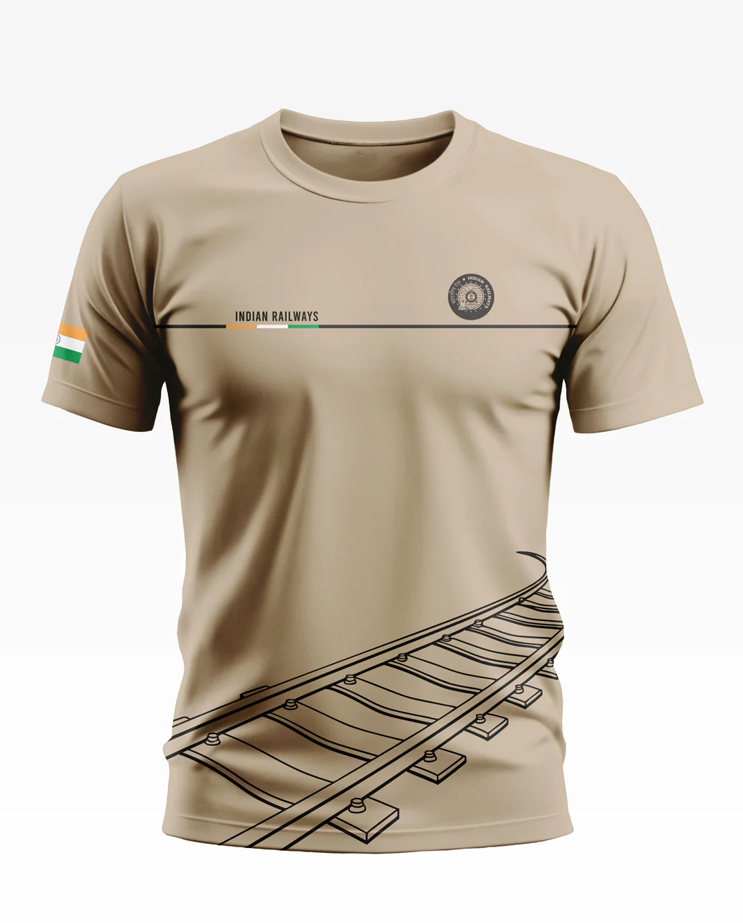 Indian Railway Soft Cotton T-shirt - Image 6