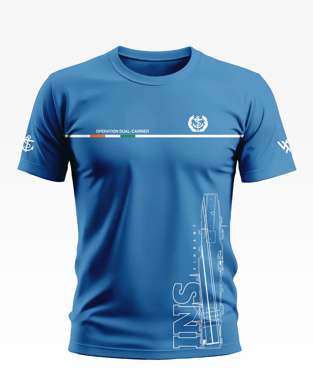 INS Vikrant Soft Cotton T-shirt - Image 3